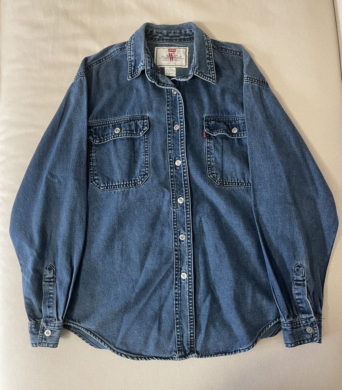 Levi's Levi‘s Women’s Jeans/Denim Jacket in Blue Size S / US 4 / IT 40 - 4 Thumbnail
