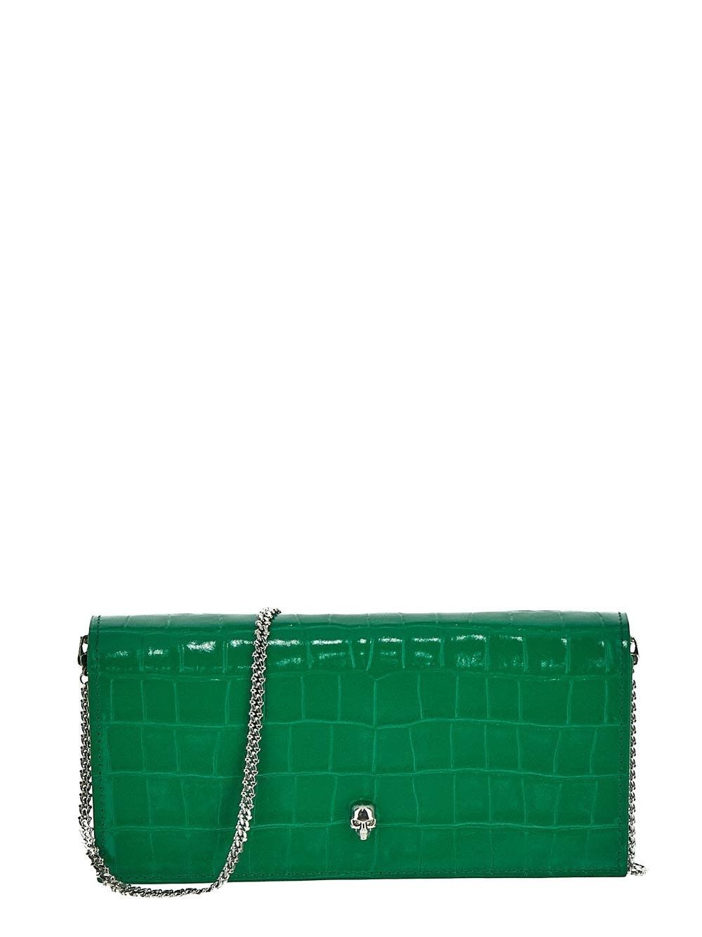 Alexander McQueen o1y0325 Size: OS / Wallet in Green Size ONE SIZE - 1 Thumbnail