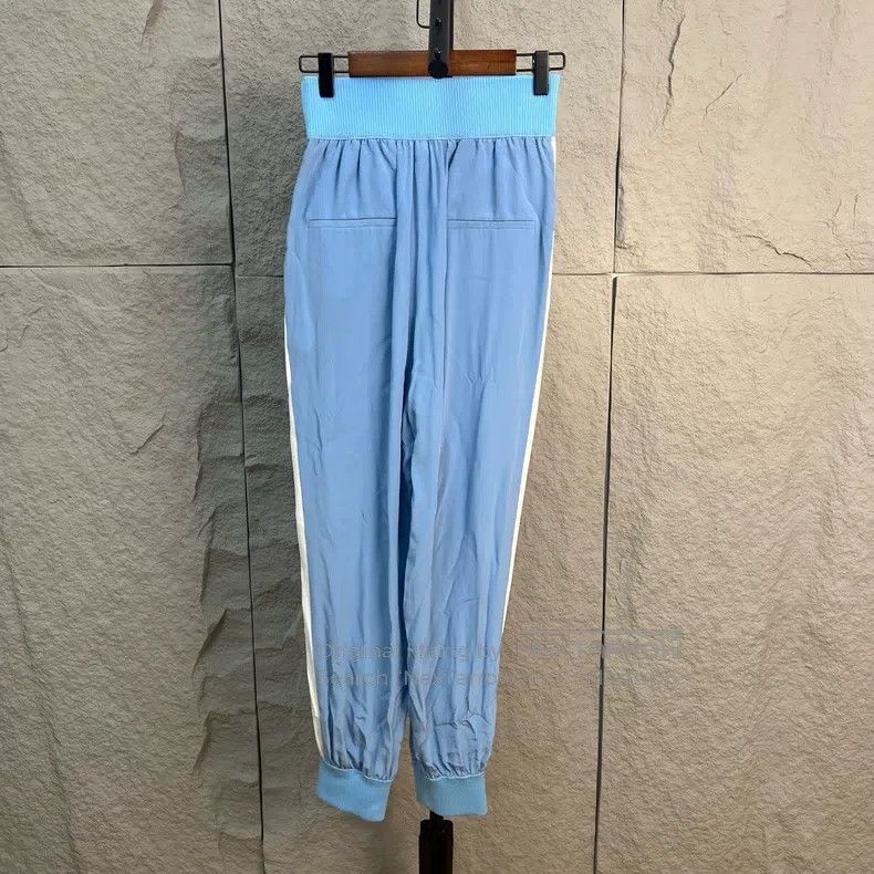 Fendi Fendi Side Navy Blue Logo Pants Size 25" / US 0 / IT 36 - 2 Thumbnail