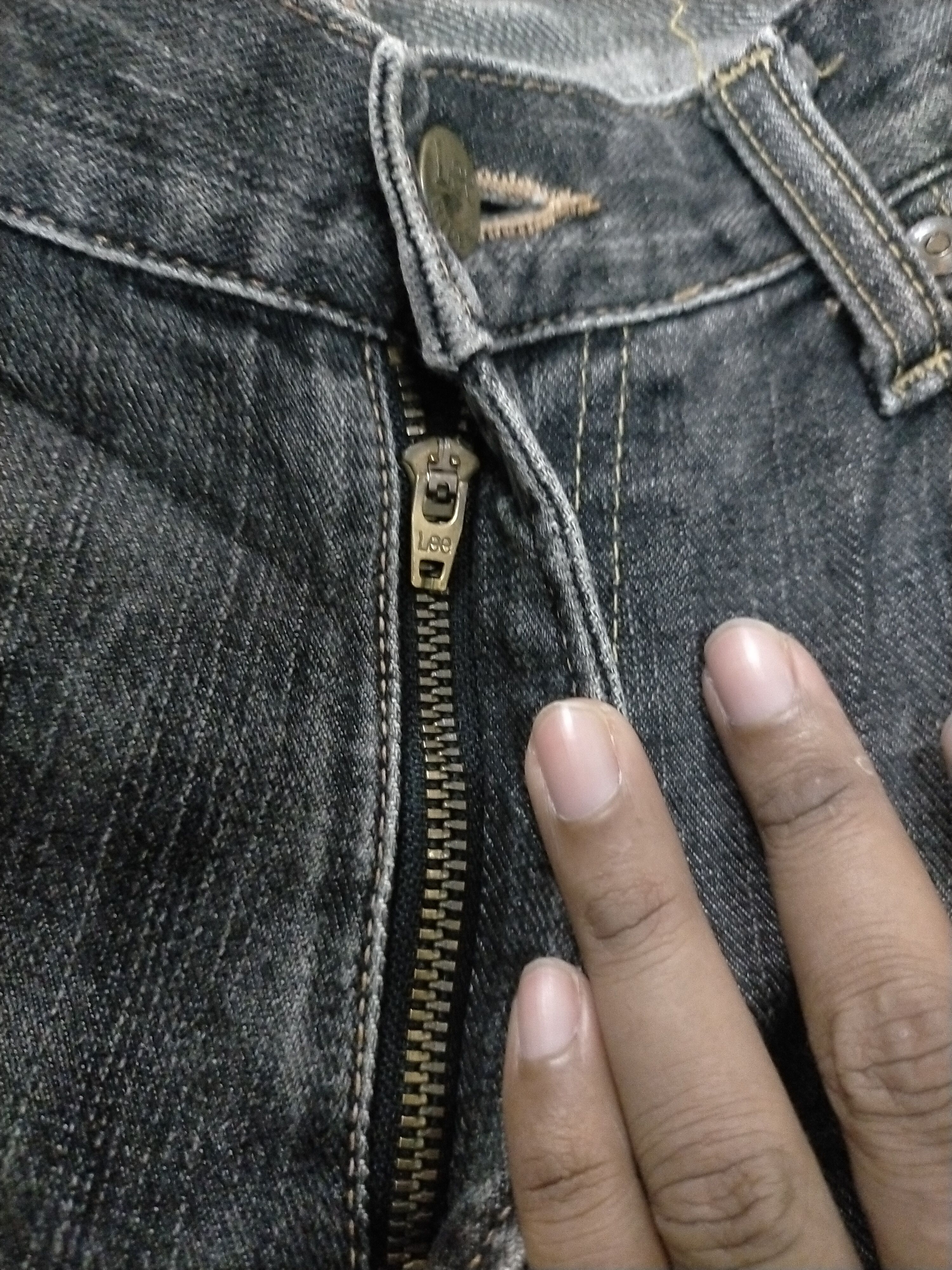 Lee × Vintage 🔥 Vintage Lee Riders Mudwash Distressed Jeans Size US 32 / EU 48 - 9 Thumbnail