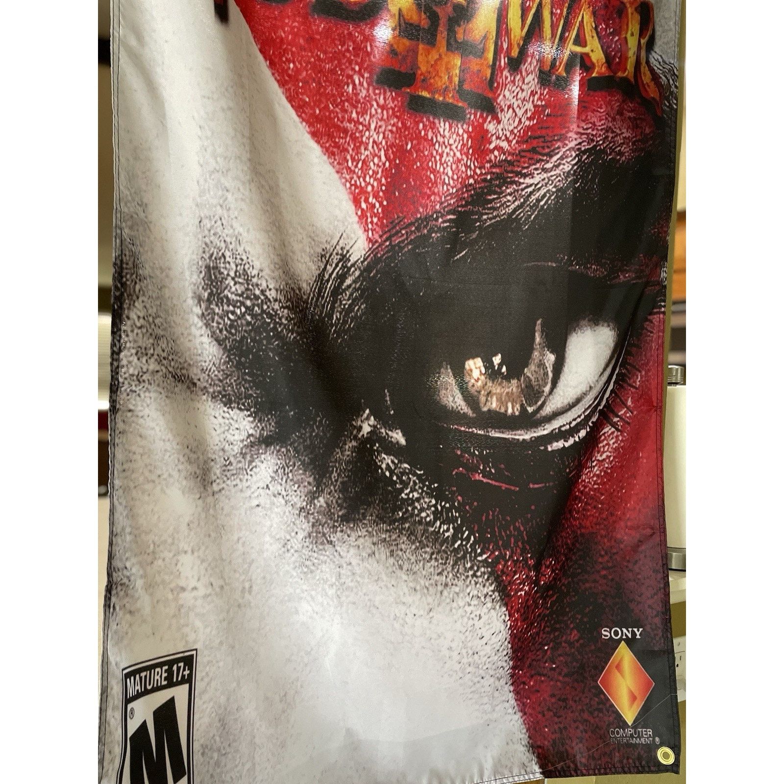 Playstation God Of War III 5' Flag Banner Poster Sony PlayStation 3 PS3 Size ONE SIZE - 2 Thumbnail