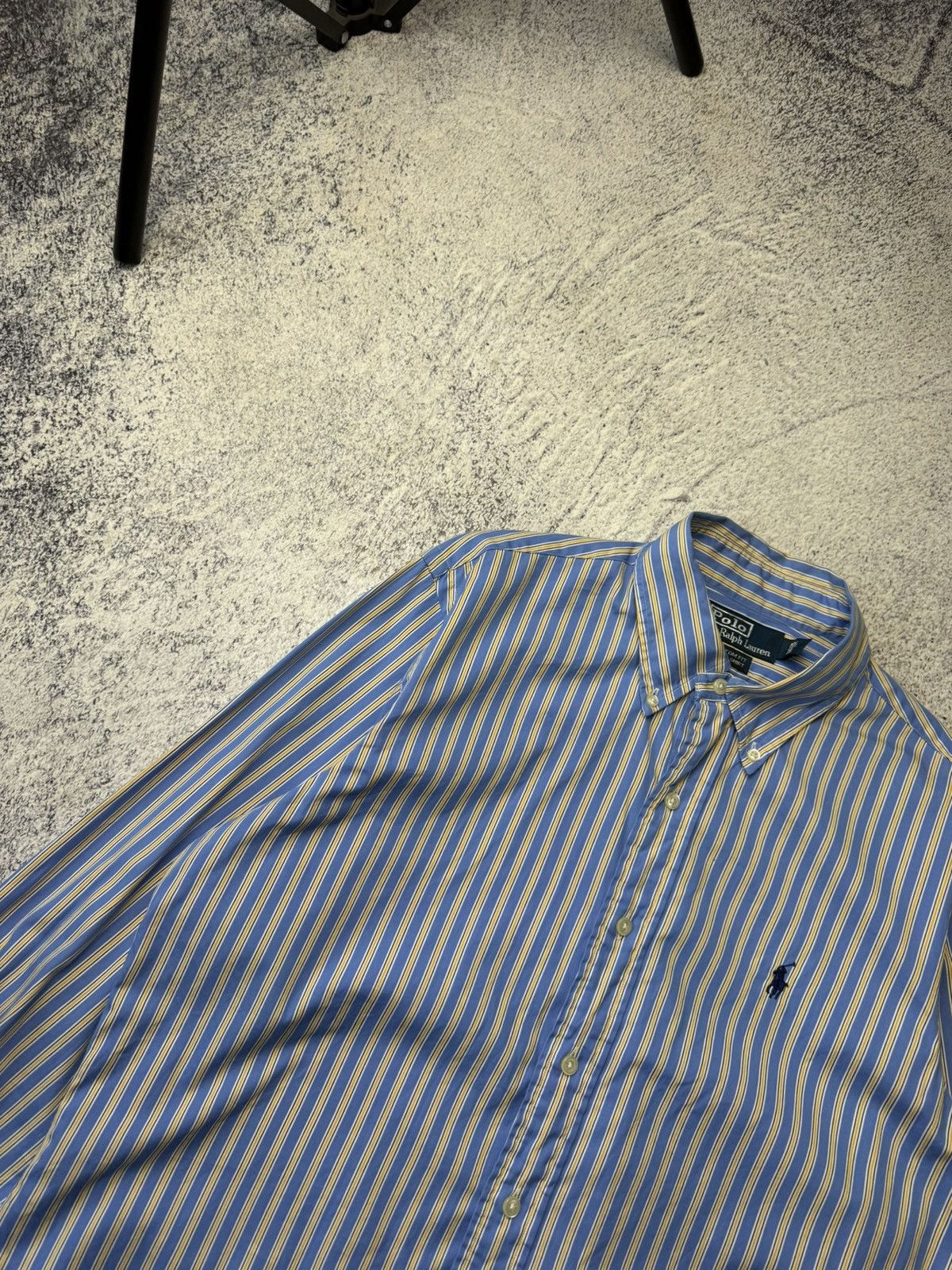 Polo Ralph Lauren Vintage RALPH LAUREN Striped long Sleeved Shirt Rare Size US M / EU 48-50 / 2 - 9 Thumbnail