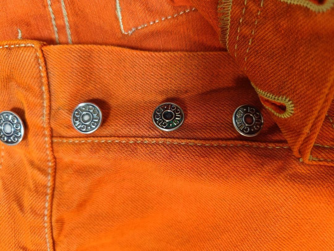 Gucci Gucci Orange Denim Jeans 48 New with Tags Size US 32 / EU 48 - 5 Thumbnail