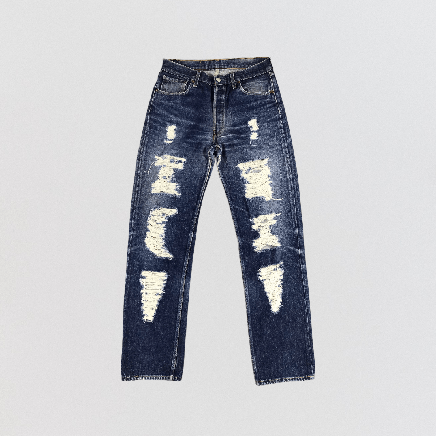 Levi's Vintage 90s Distress Levis 501 Jeans-JM1348 Size US 31 - 1 Thumbnail