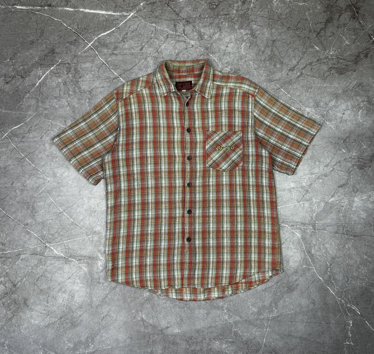 Rip Curl Vintage Rip Curl Flannel Button Up Shirt Size US L / EU 52-54 / 3 - 2 Thumbnail