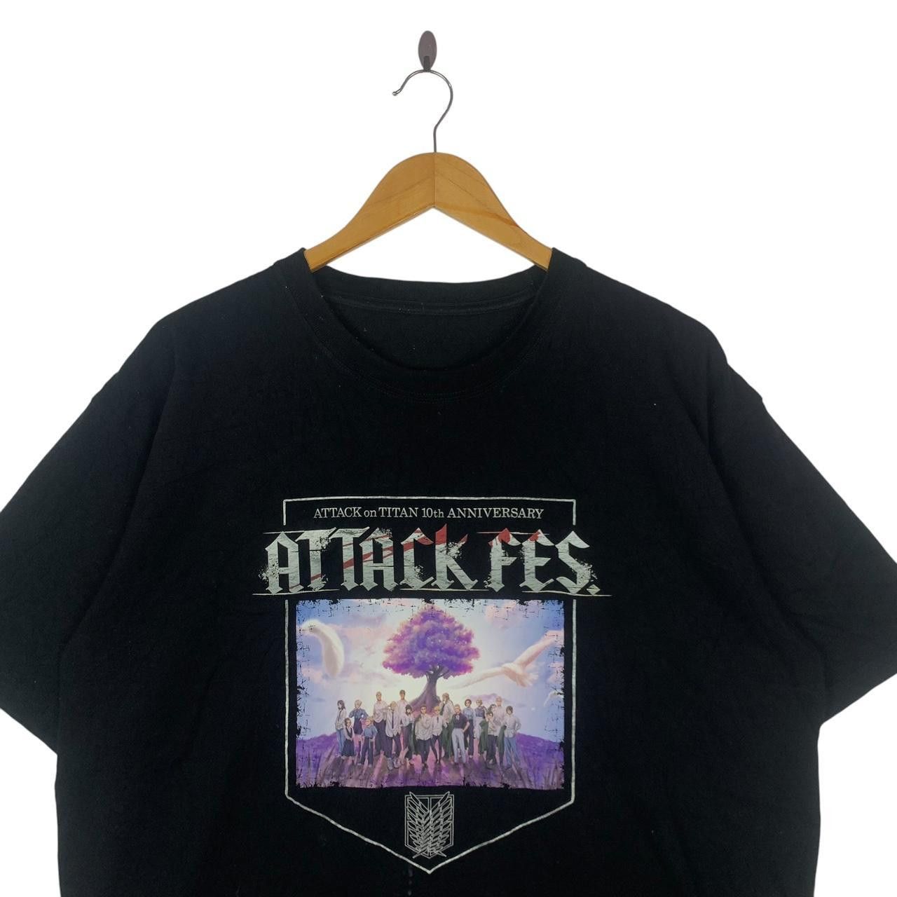 Other ATTACK ON TITAN 10th Anniversary Exhibition Tee Shirt Size US XL / EU 56 / 4 - 2 Thumbnail