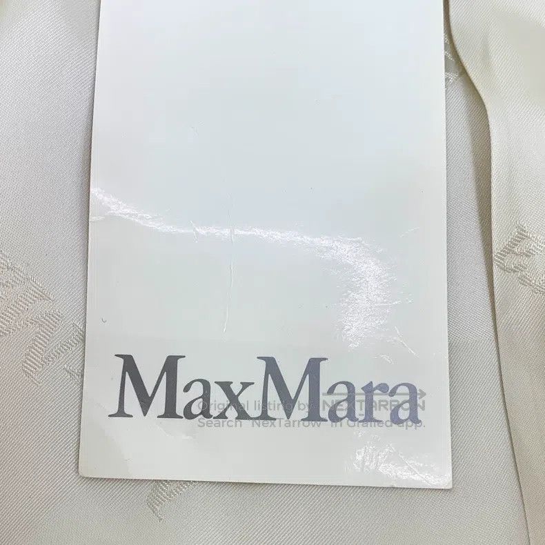 Max Mara Max Mara Off-white Teddy Alpaca Wool Collar Double Breaste Size S / US 4 / IT 40 - 6 Thumbnail