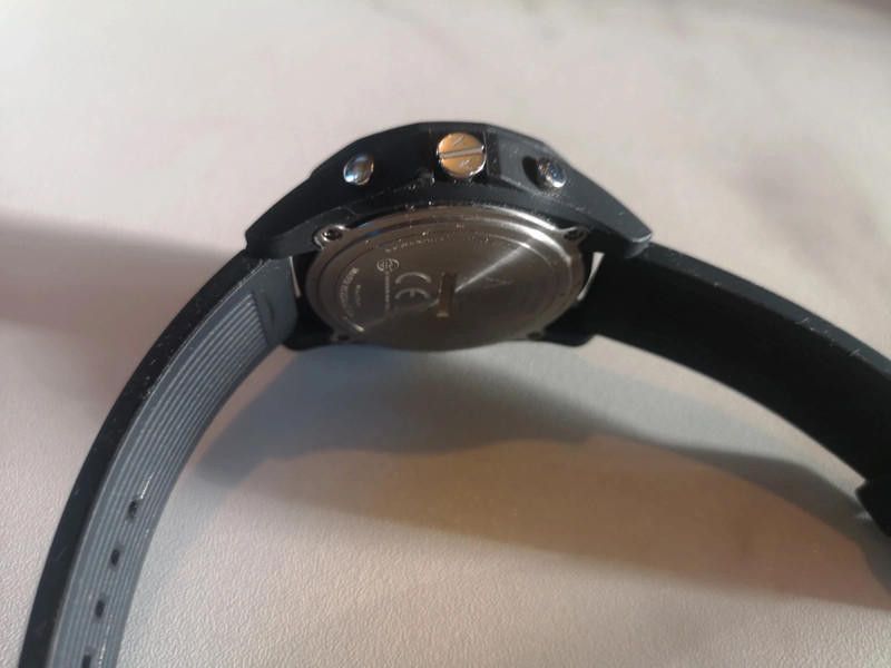 Designer AX smartwatch black rubber strap watch Size ONE SIZE - 6 Thumbnail