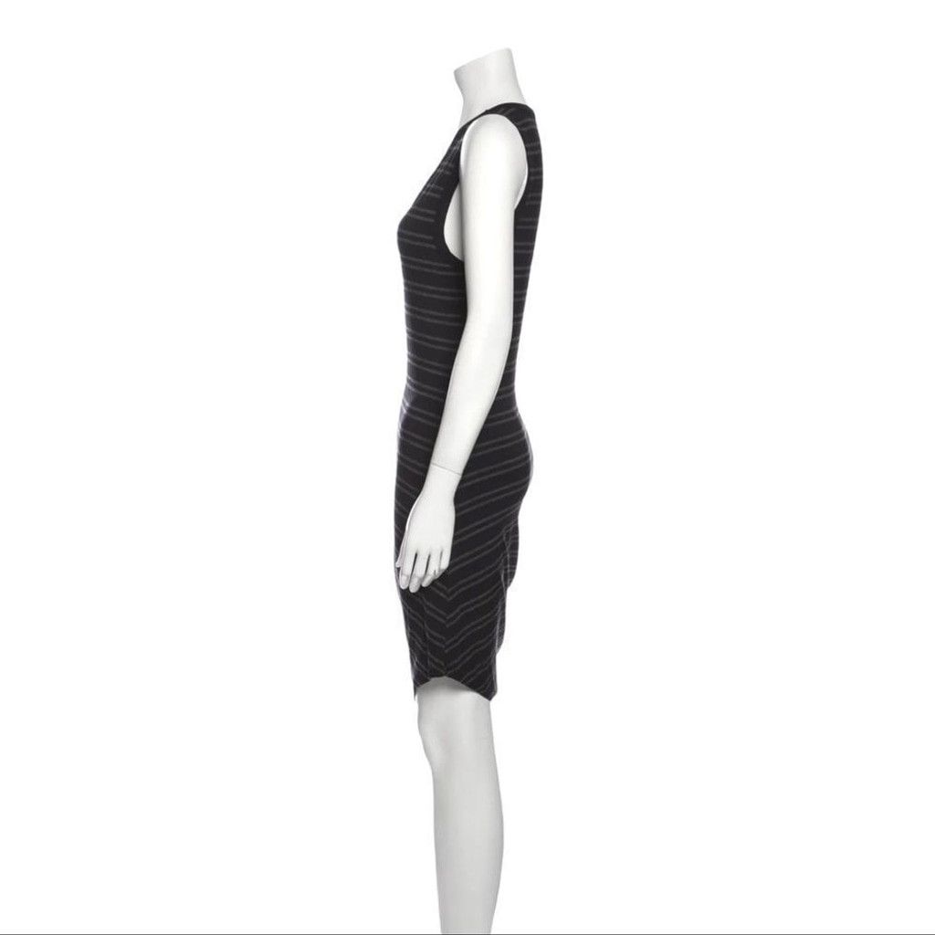 T by Alexander Wang T by Alexander Wang Striped V Neck Sleeveless Dress Size L Size L / US 10 / IT 46 - 2 Thumbnail