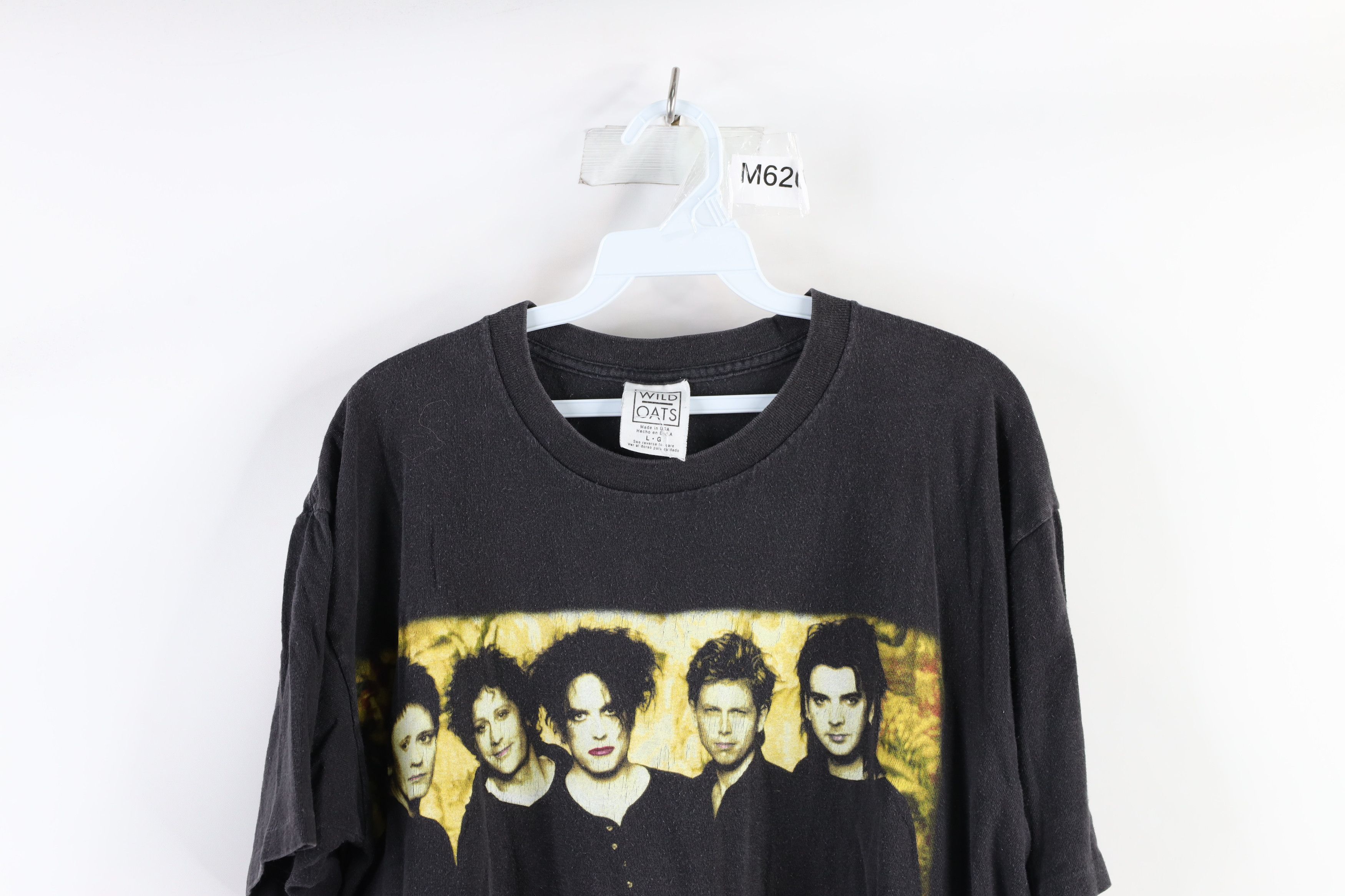 Vintage Vintage 90s 1996 Swing Tour The Cure Band T-Shirt Black USA Size US L / EU 52-54 / 3 - 2 Thumbnail