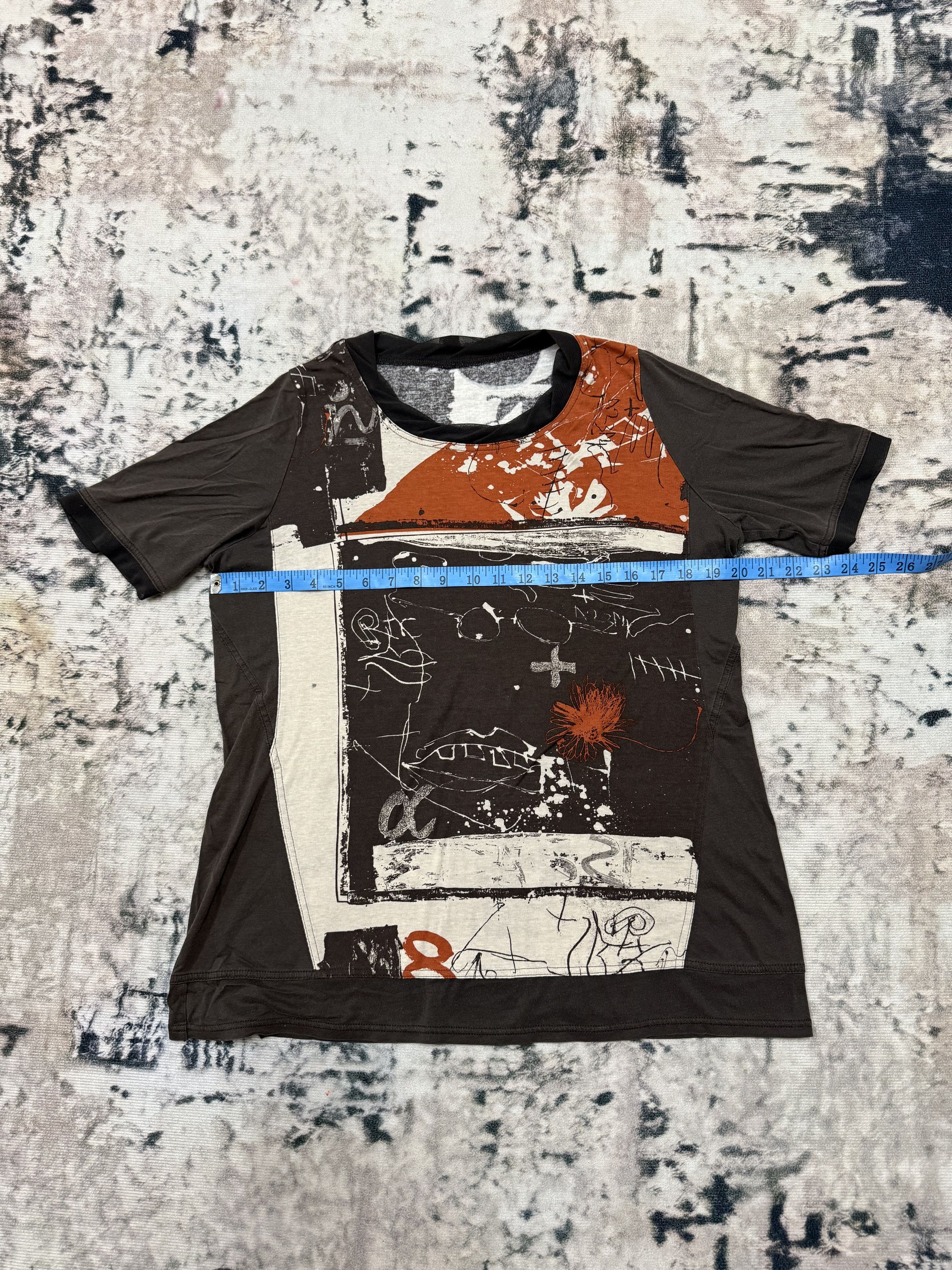 Japanese Brand × Vintage Halfmile all overpint tshirt Size S / US 4 / IT 40 - 10 Thumbnail