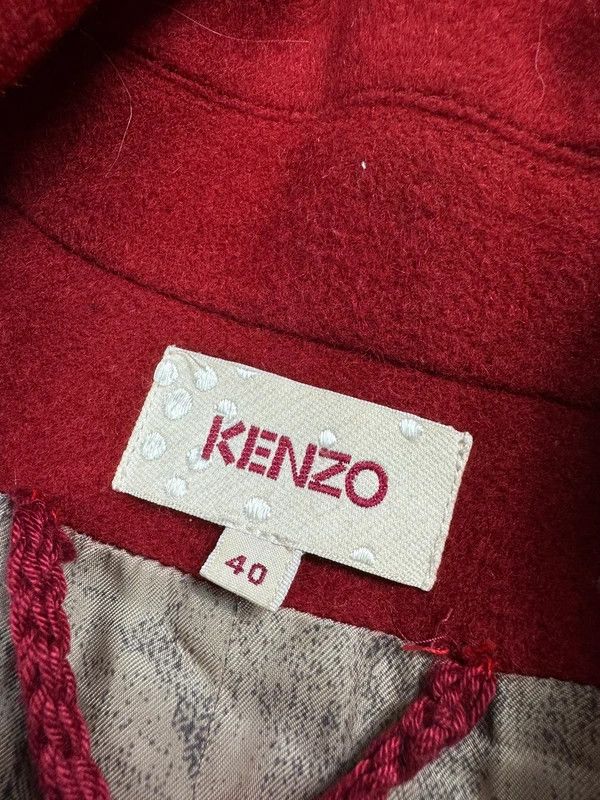 Kenzo Kenzo long wool coat red 40 Size S / US 4 / IT 40 - 4 Thumbnail