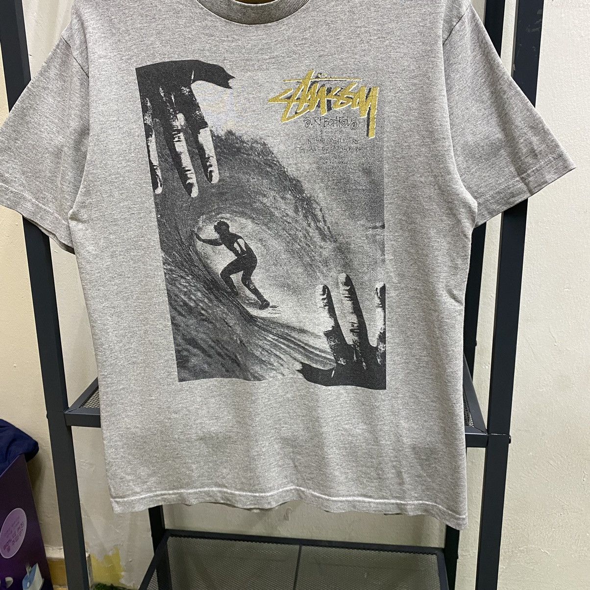 Stussy RARE VINTAGE STUSSY Skateboard Surfboard Poster Tee Size US M / EU 48-50 / 2 - 4 Thumbnail