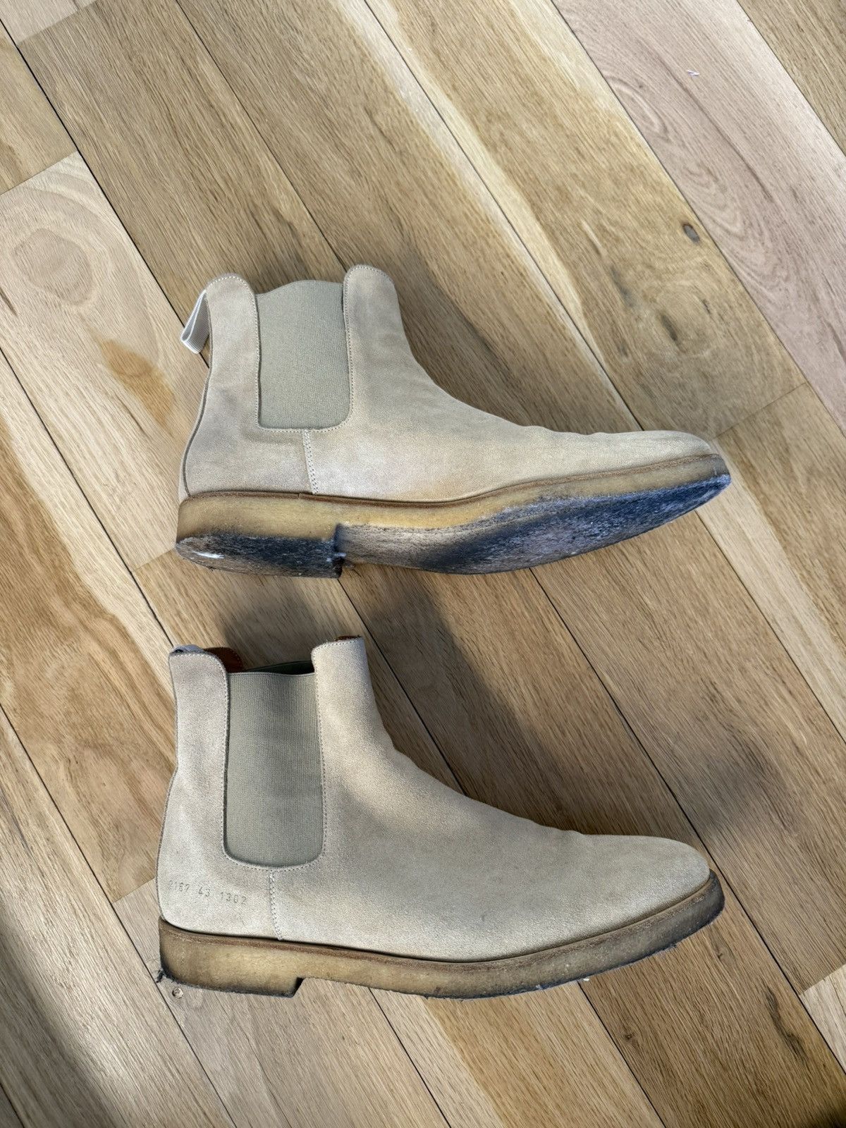 Common Projects Tan Common Projects Chelsea Boots - 43 Size US 10 / EU 43 - 2 Thumbnail