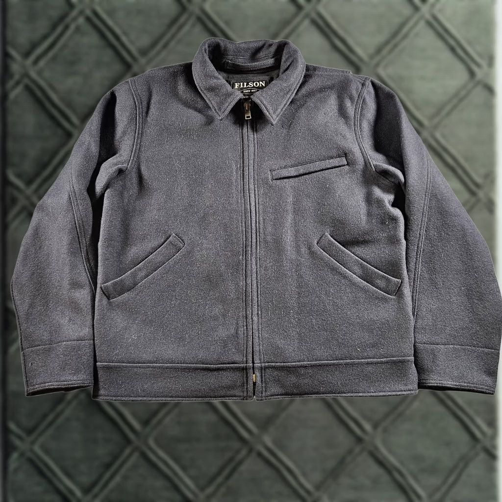 Filson Vintage Filson Mackinaw Style 93 - Navy blue wool | Grailed
