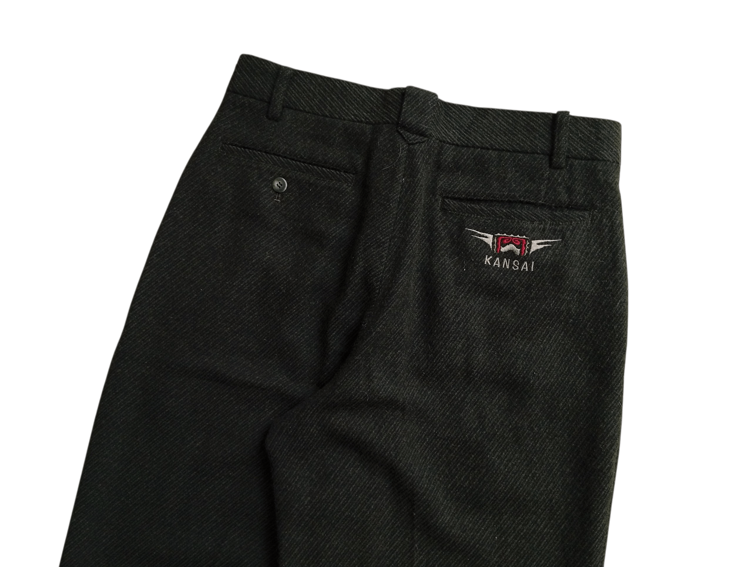 Kansai Yamamoto Kansai sports embroidered wool trouser pants Size US 30 / EU 46 - 4 Thumbnail