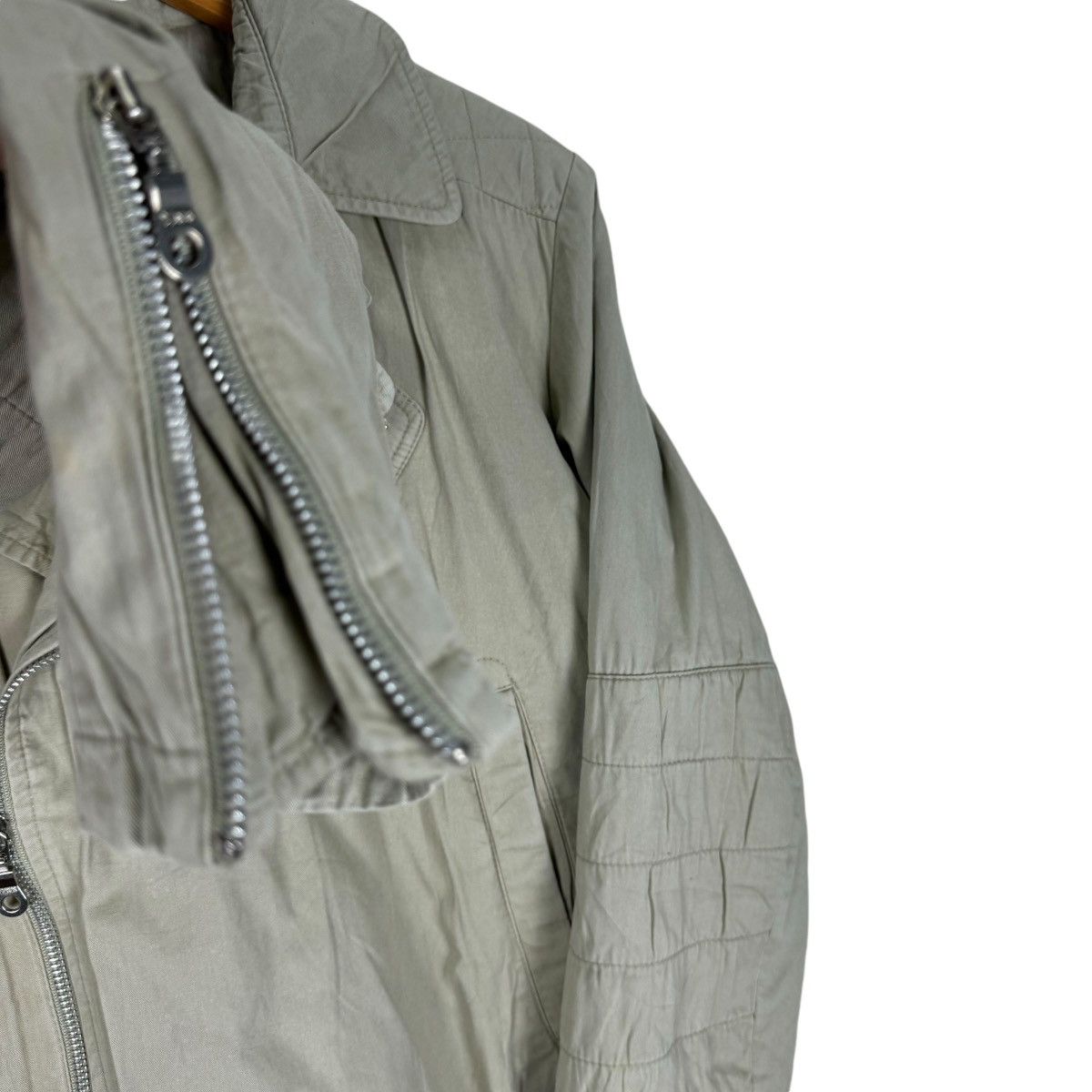 Vetements De Sport By Wim Neels × Wim Neels 🌟VETEMENTS DE SPORT WN ITALY DOUBLE COLLAR BIKER JACKET Size US M / EU 48-50 / 2 - 5 Thumbnail