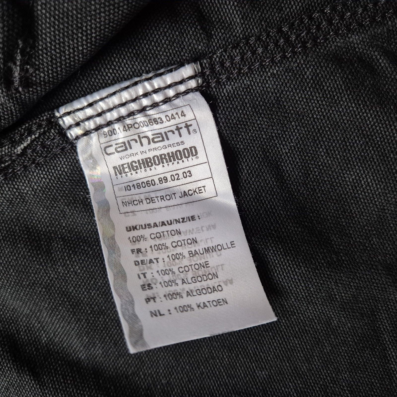 Carhartt Wip × Neighborhood Carhartt x Neighborhood Detroit Jacket Black XL Size US XL / EU 56 / 4 - 7 Thumbnail
