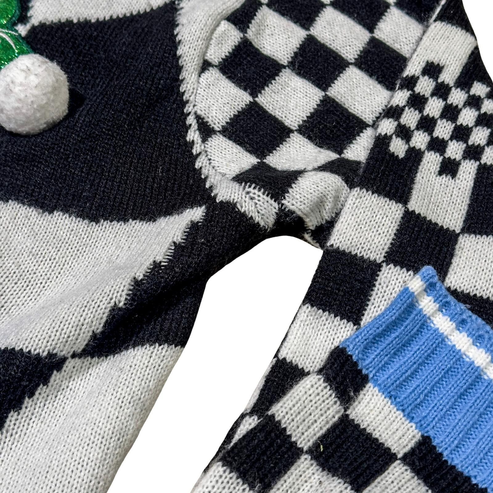 Other Blizzard Bay Cat Gift Box Holiday Sweater Black Checkered M Size M / US 6-8 / IT 42-44 - 8 Thumbnail
