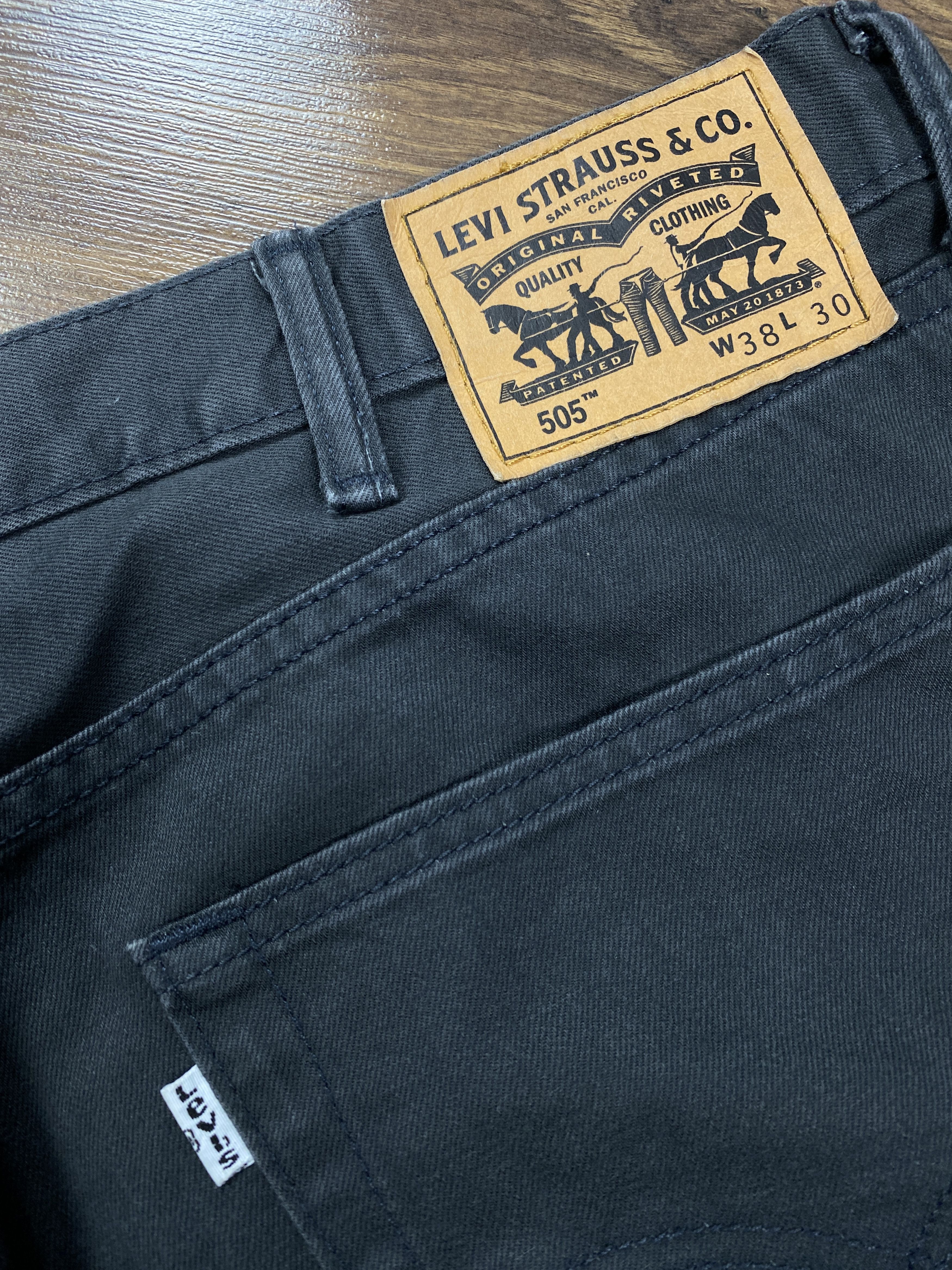 Levi's Levi's 505 vintage mens jeans denim pants Size US 38 / EU 54 - 3 Thumbnail