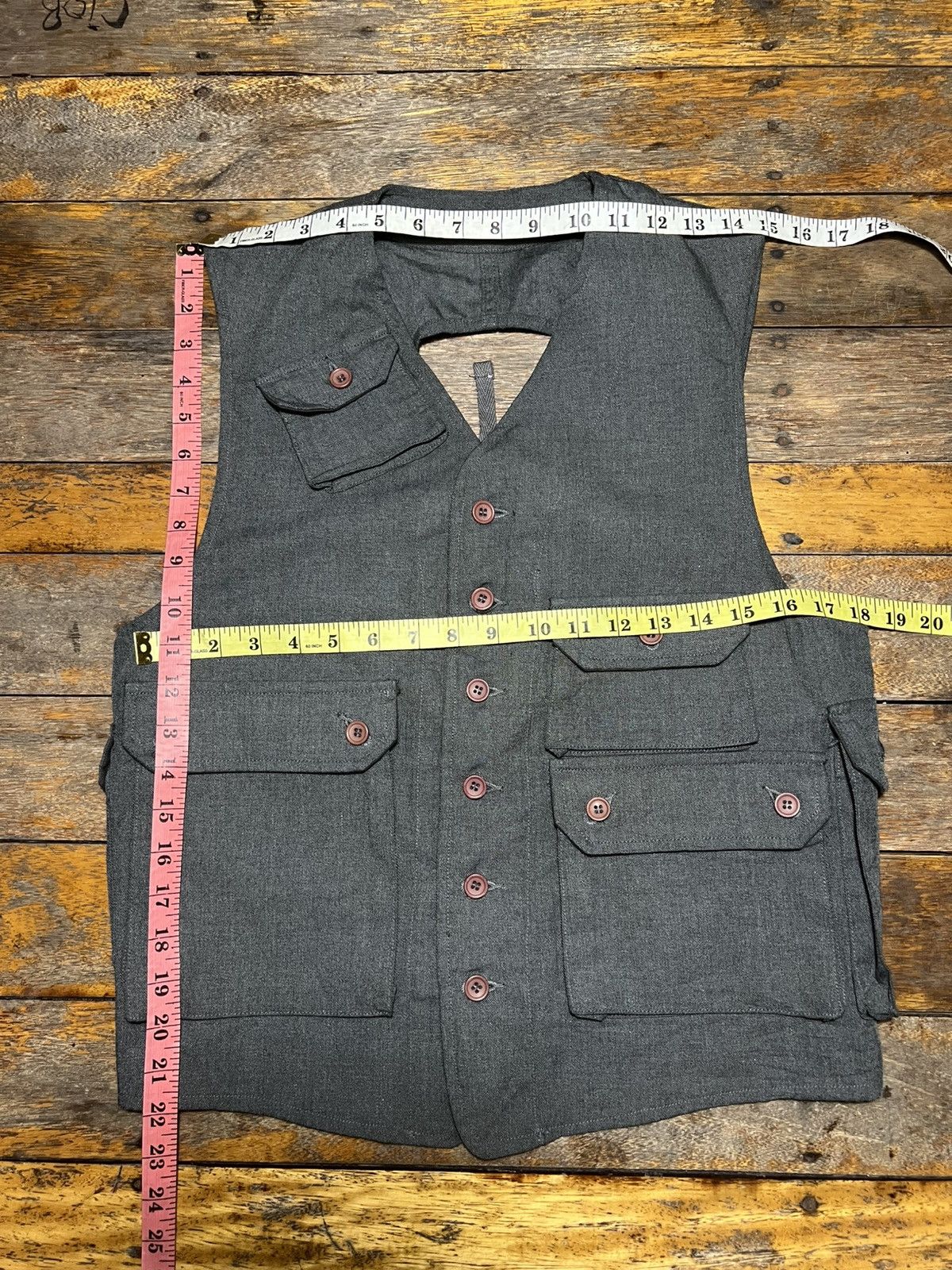 Engineered Garments A.blue GARMENTS Vest Size US S / EU 44-46 / 1 - 7 Thumbnail