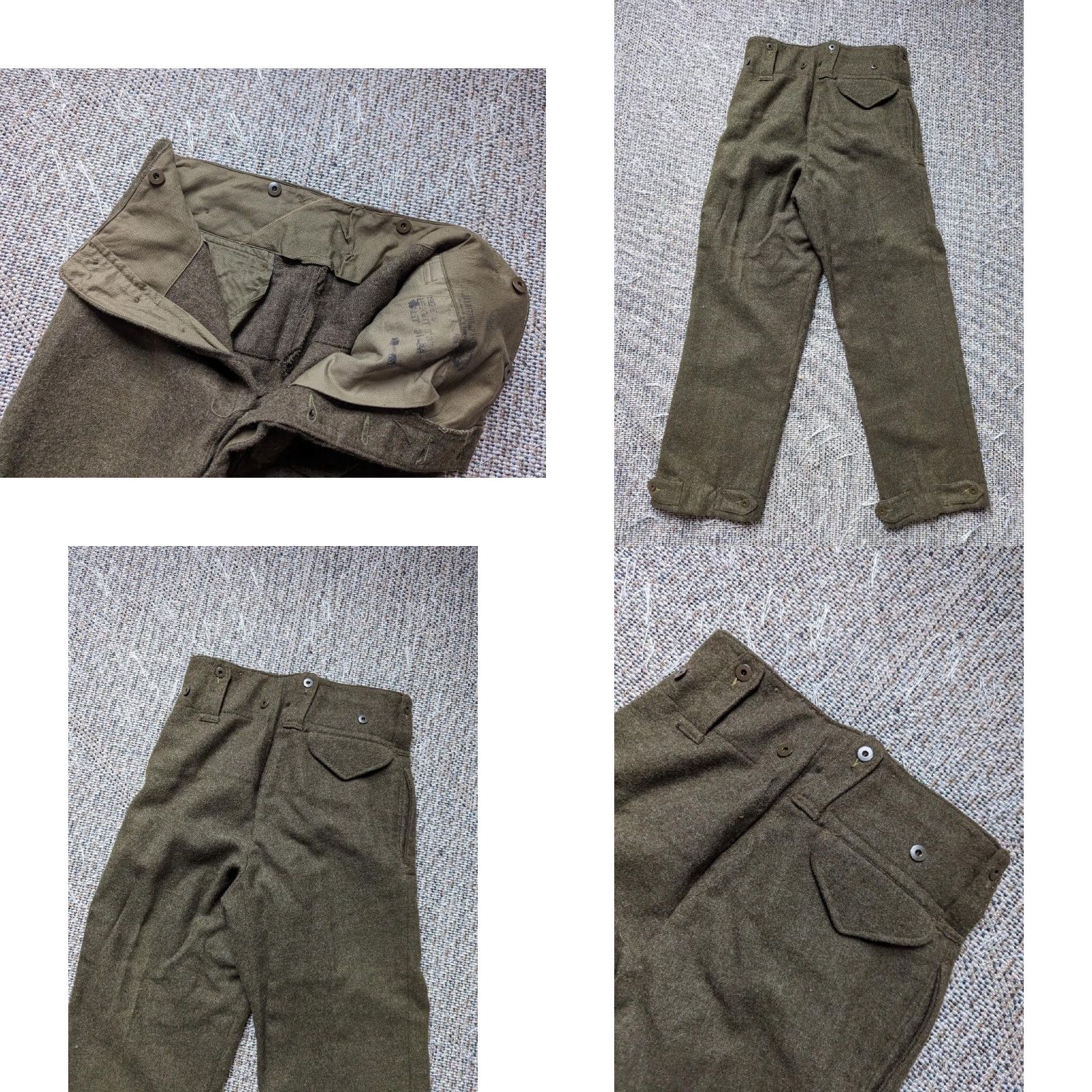 Vintage VINTAGE USMC Wool Pants 32x32 Green Serge Military Men Pants 32x32 WW2 Korea US Army Mens Shoes? Size US 32 / EU 48 - 8 Thumbnail