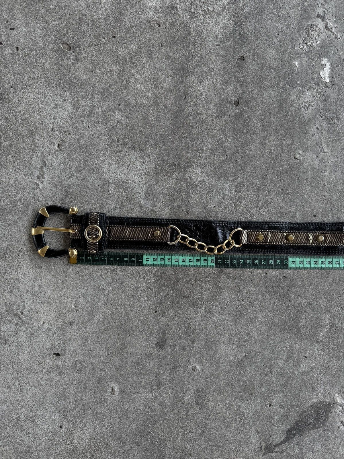 Japanese Brand Egoist Studed N Chains Belt Size ONE SIZE - 7 Thumbnail