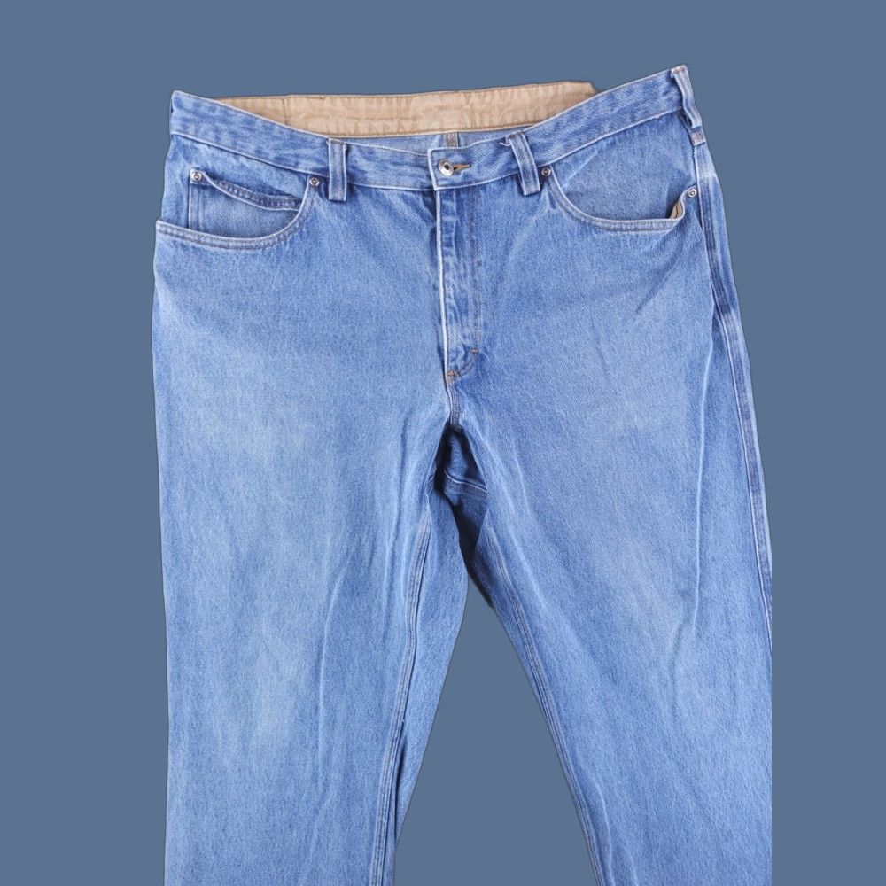 Denime Duluth Jeans Mens 40x29 Blue Flex Fire Hose Denim Relaxed Straight Fit Jeans Mens Size US 40 / EU 56 - 1 Thumbnail