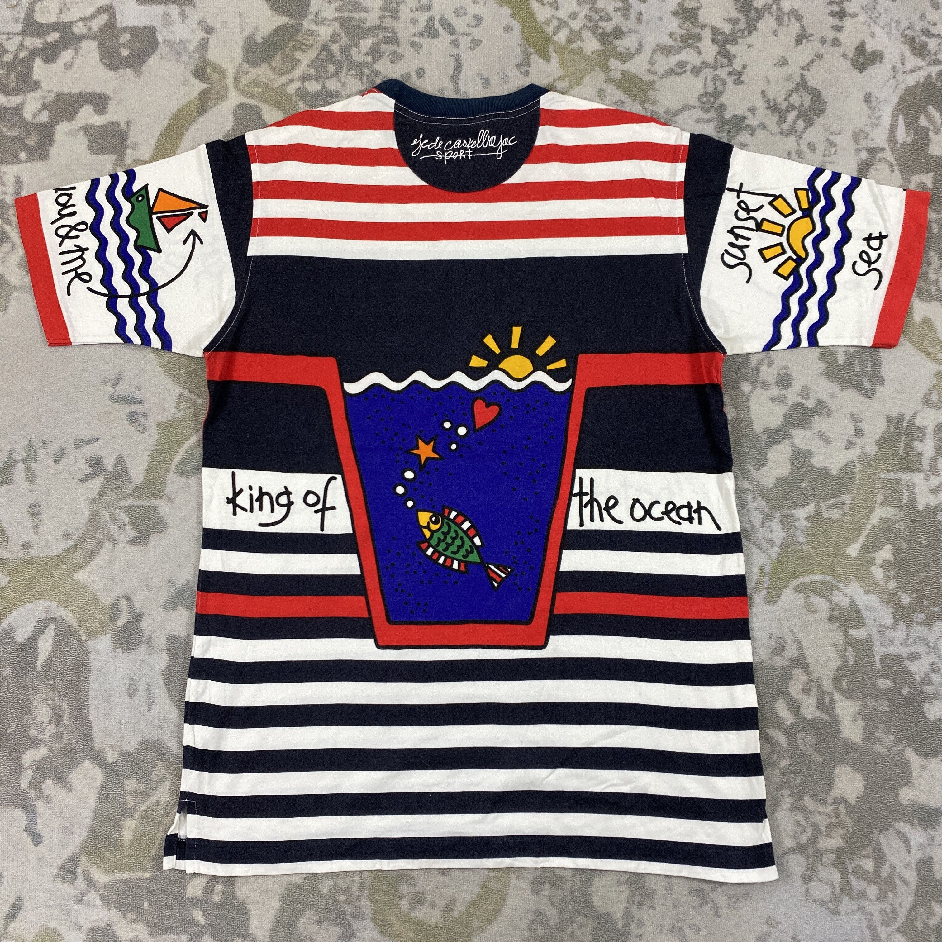 Japanese Brand Vintage Jean Charles De Castelbajac Sport Medium Tee -D097 Size US M / EU 48-50 / 2 - 2 Thumbnail