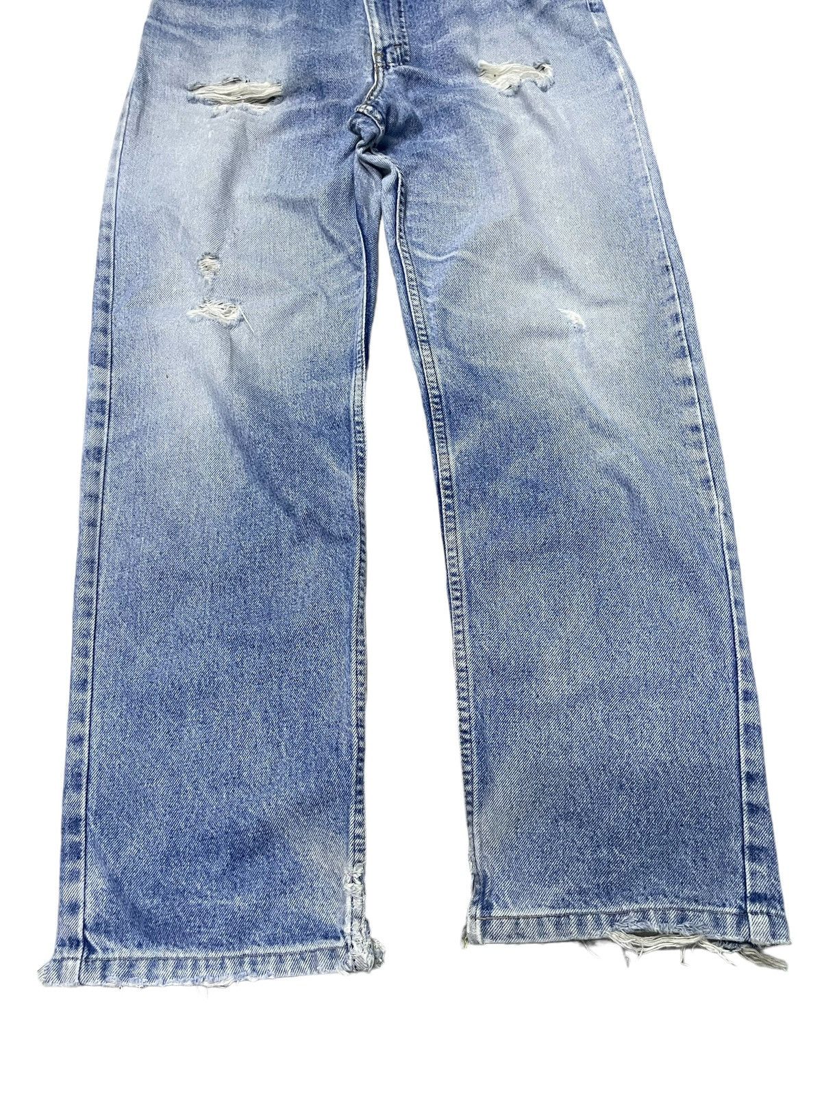 Vintage Levis 519-0219 Distressed Light Wash Jeans