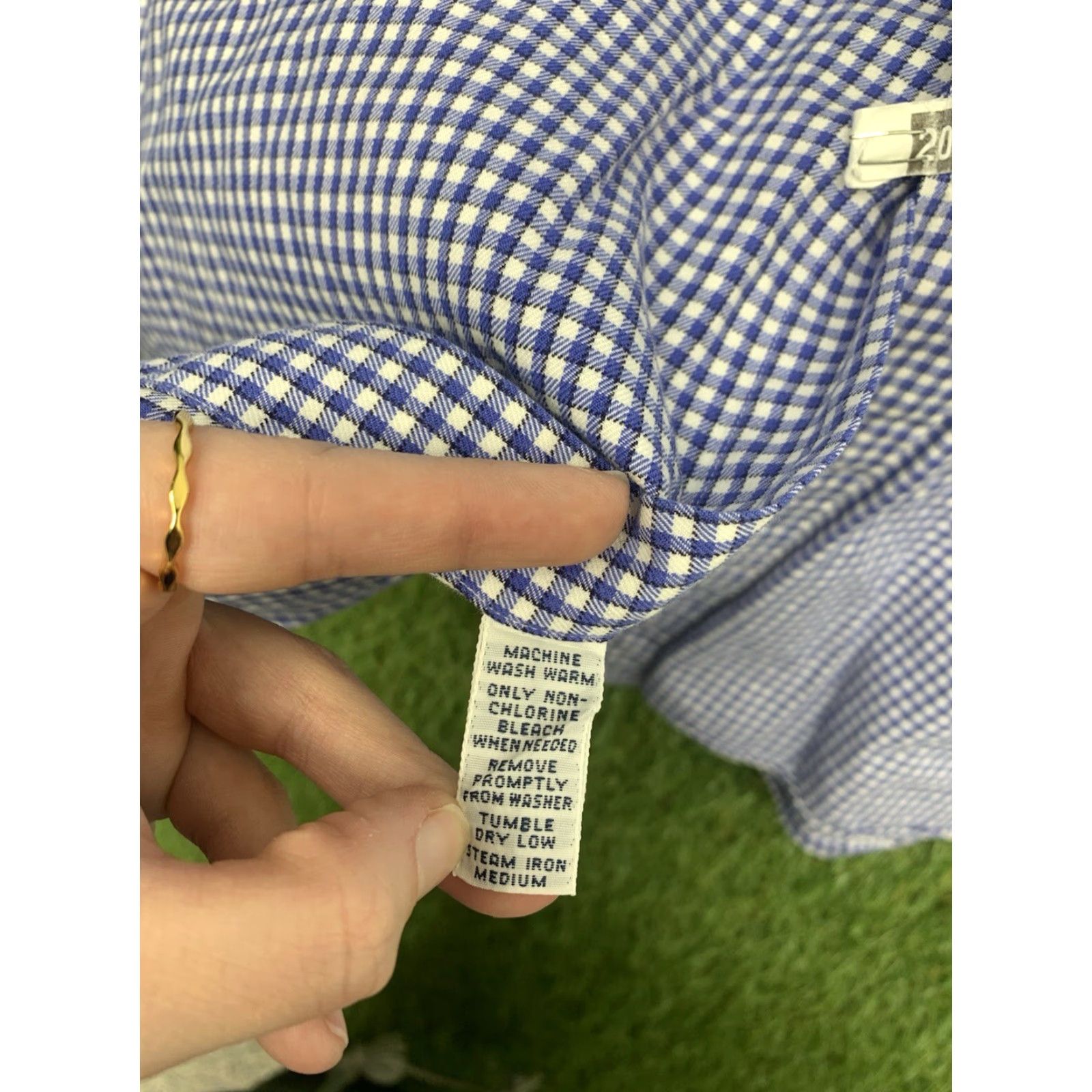 Ralph Lauren Ralph Lauren Golf Button-Up Shirt Mens 2XL Plaid Blue Long Sleeve Collared Tilden Vintage? No. Size US XXL / EU 58 / 5 - 7 Thumbnail