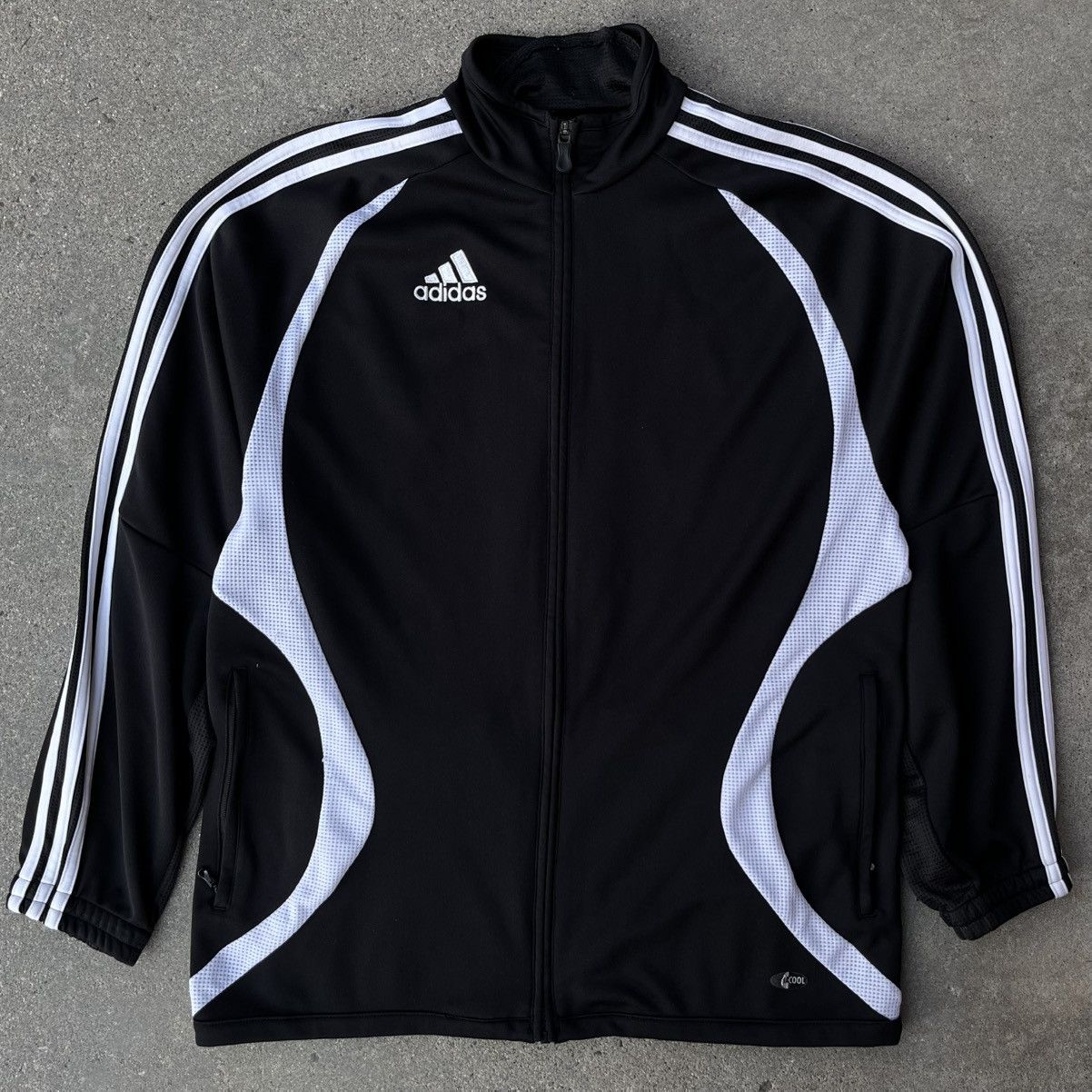 Vintage Early 00’s Adidas ClimaCool Soccer Training ZipUp Jacket XL Size US XL / EU 56 / 4 - 3 Thumbnail