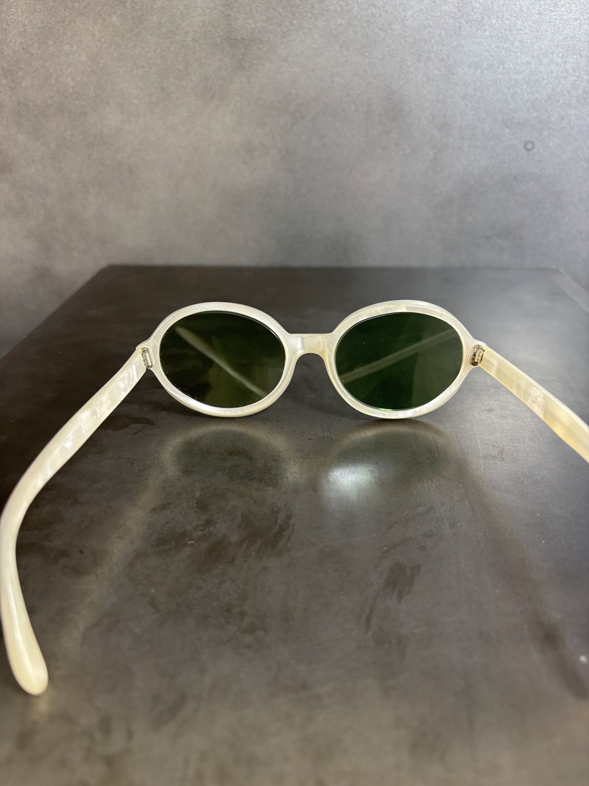 Vintage 1960s Sunglasses Frame True Vintage Selecta France Pearl 70s Size ONE SIZE - 12 Thumbnail