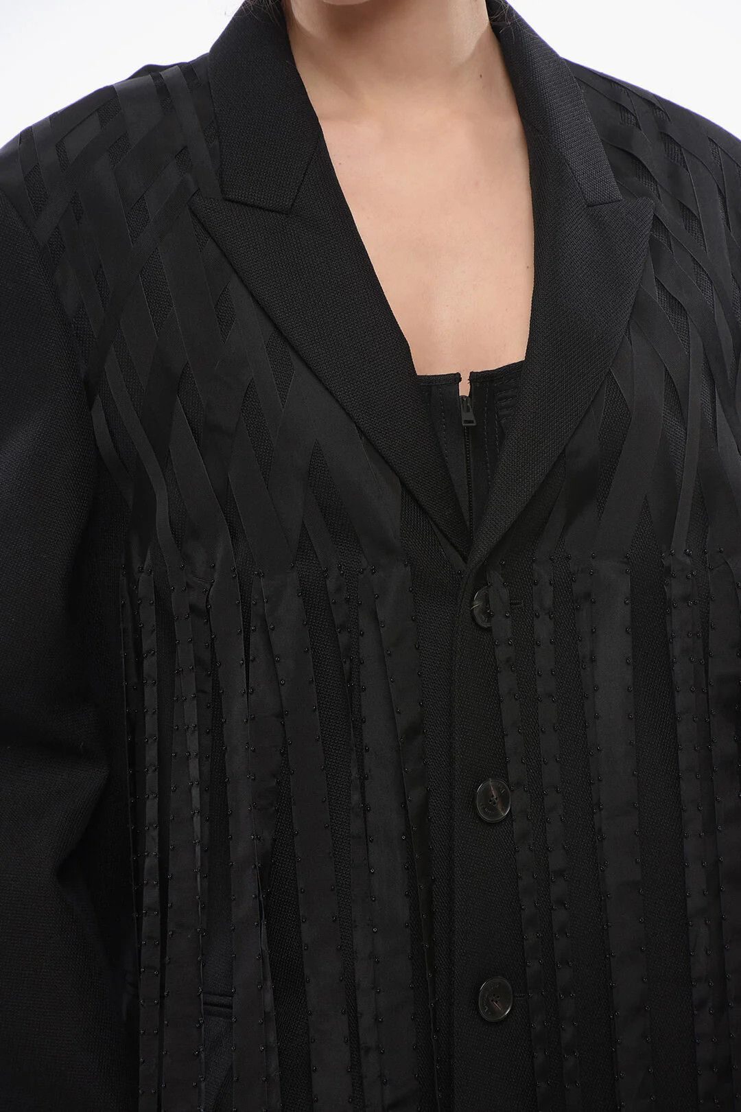 Dior o1mm0326 Wool-Blend Coat in Black Size M / US 6-8 / IT 42-44 - 3 Thumbnail