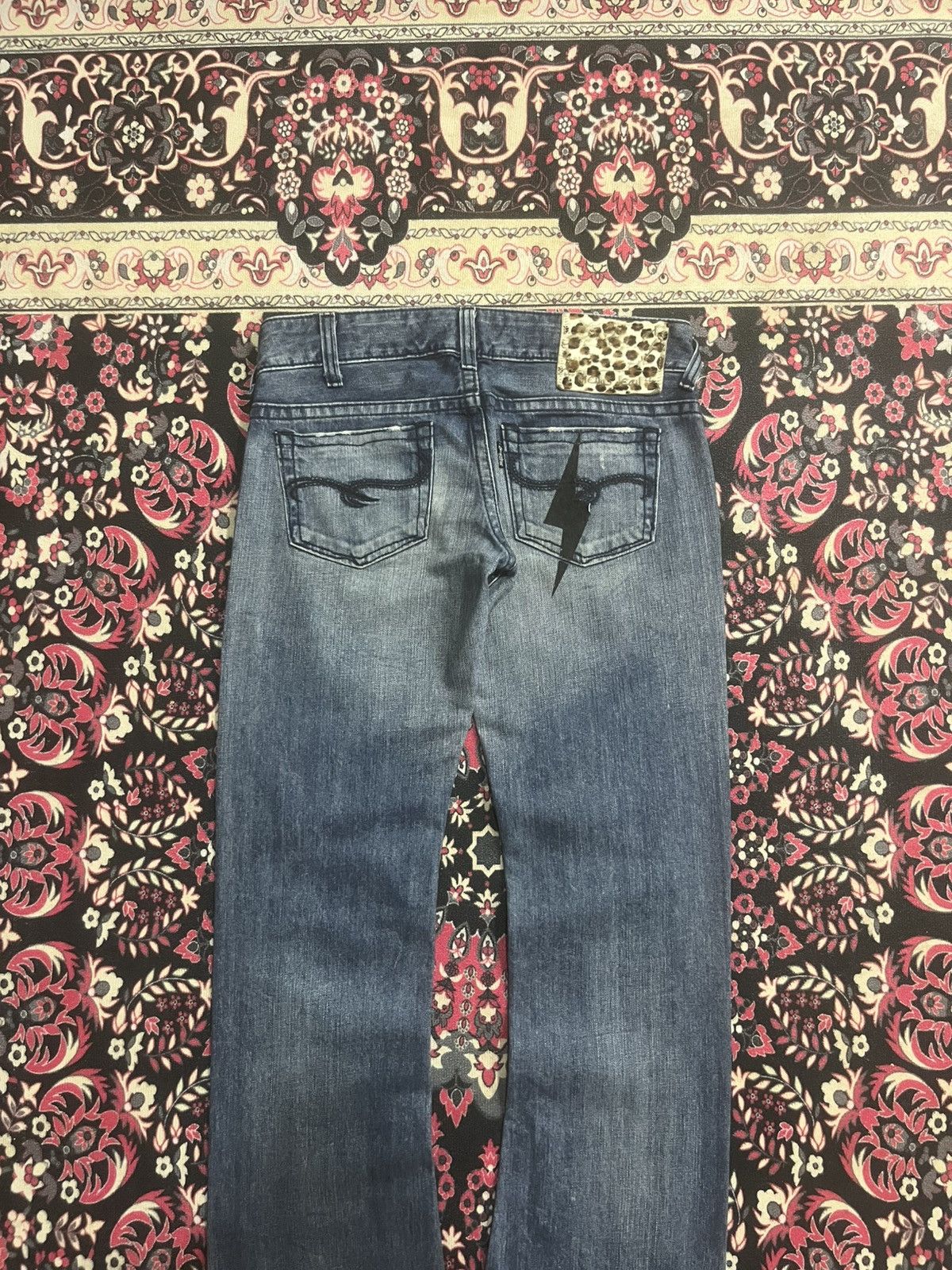 If Six Was Nine Japanese Brand Venus Fragment Design Studded Rip Flare Jeans Size 30" / US 8 / IT 44 - 7 Thumbnail