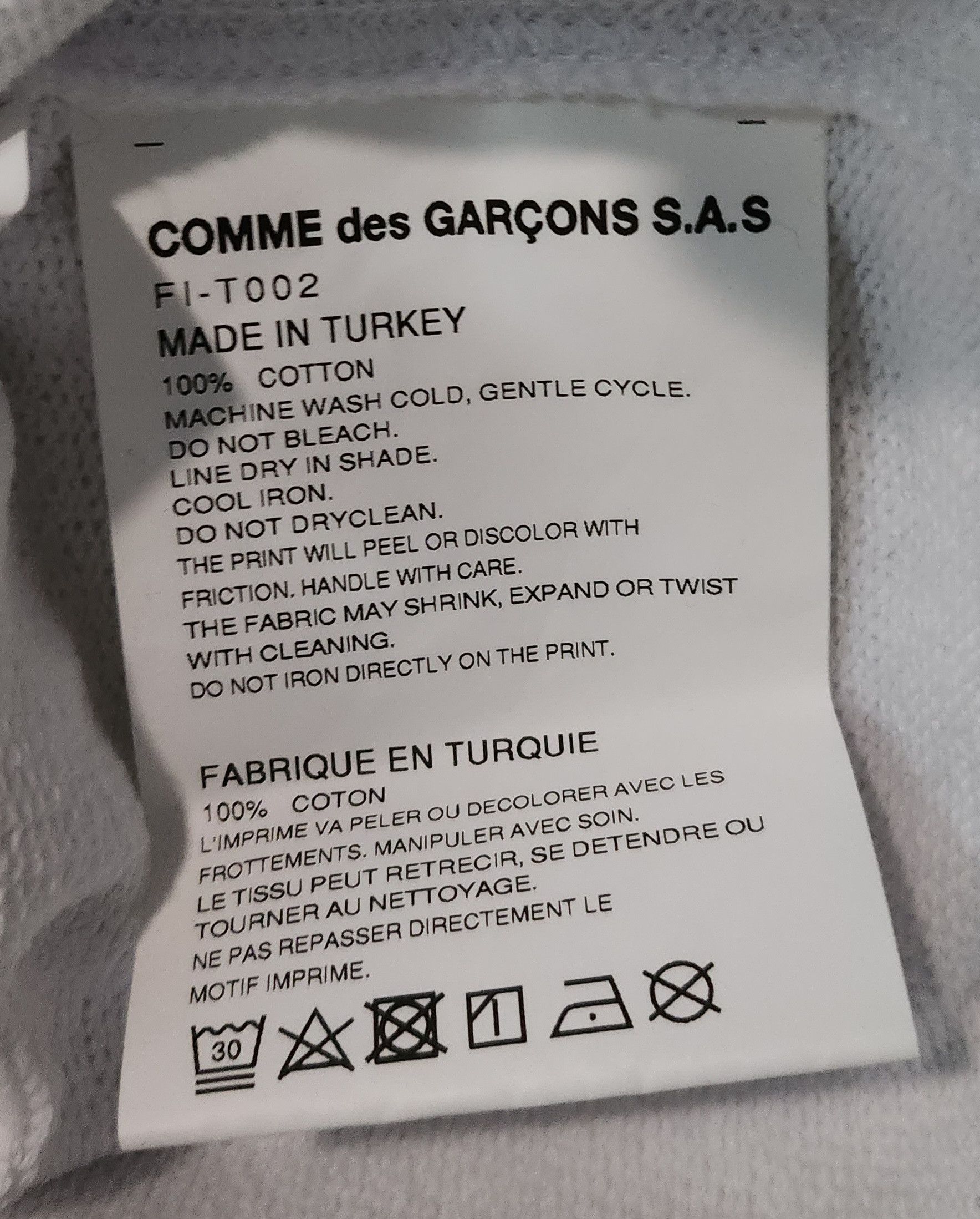 Comme des Garcons CdG SHIRT Splat Ploosh Hoodie Size US M / EU 48-50 / 2 - 4 Thumbnail