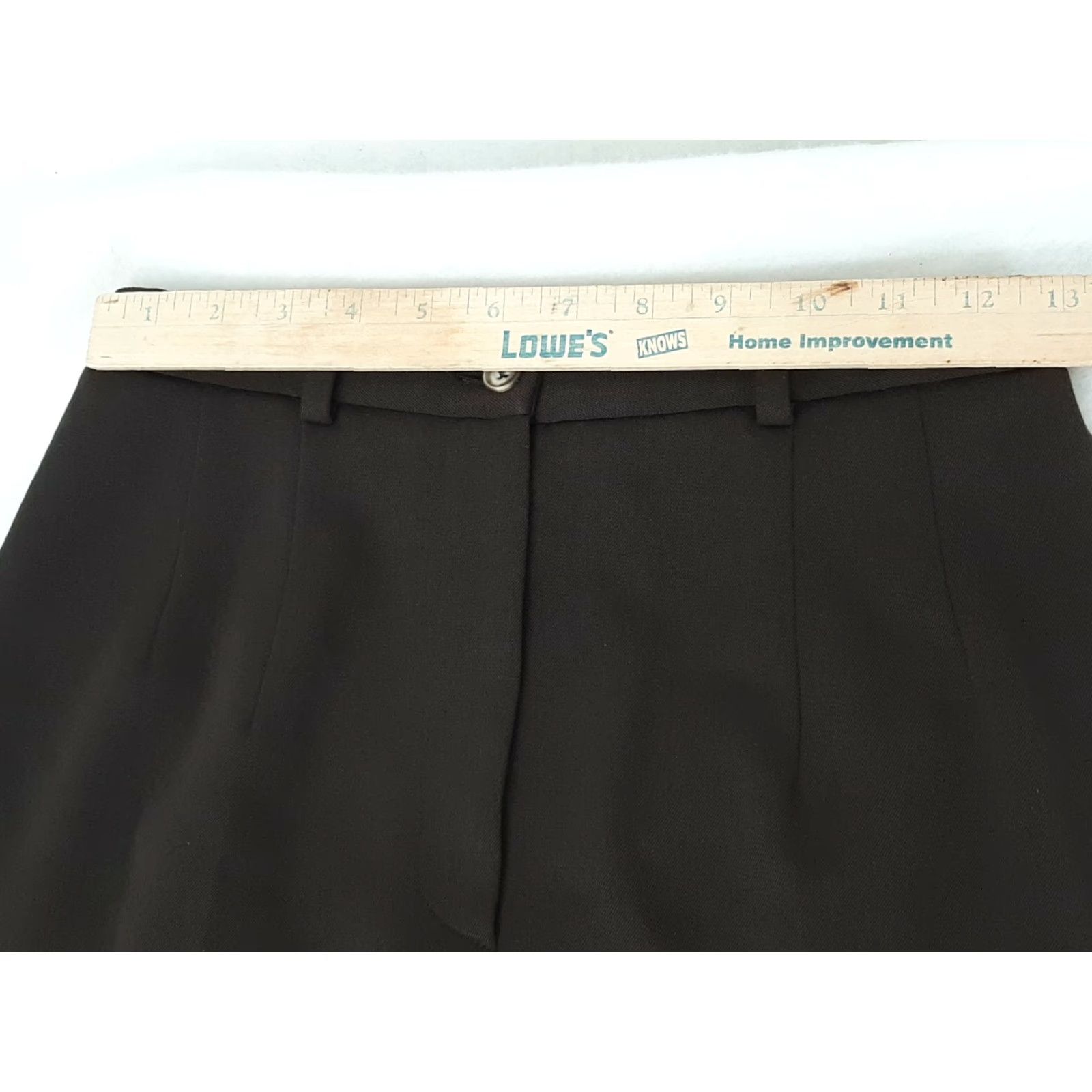 Faconnable F. by Faconnable Dress Pants Womens Brown Size 6 26x27 Polyester Italy Zipper Closure Straight Leg Mens? no, Women. Size 28" / US 6 / IT 42 - 4 Thumbnail