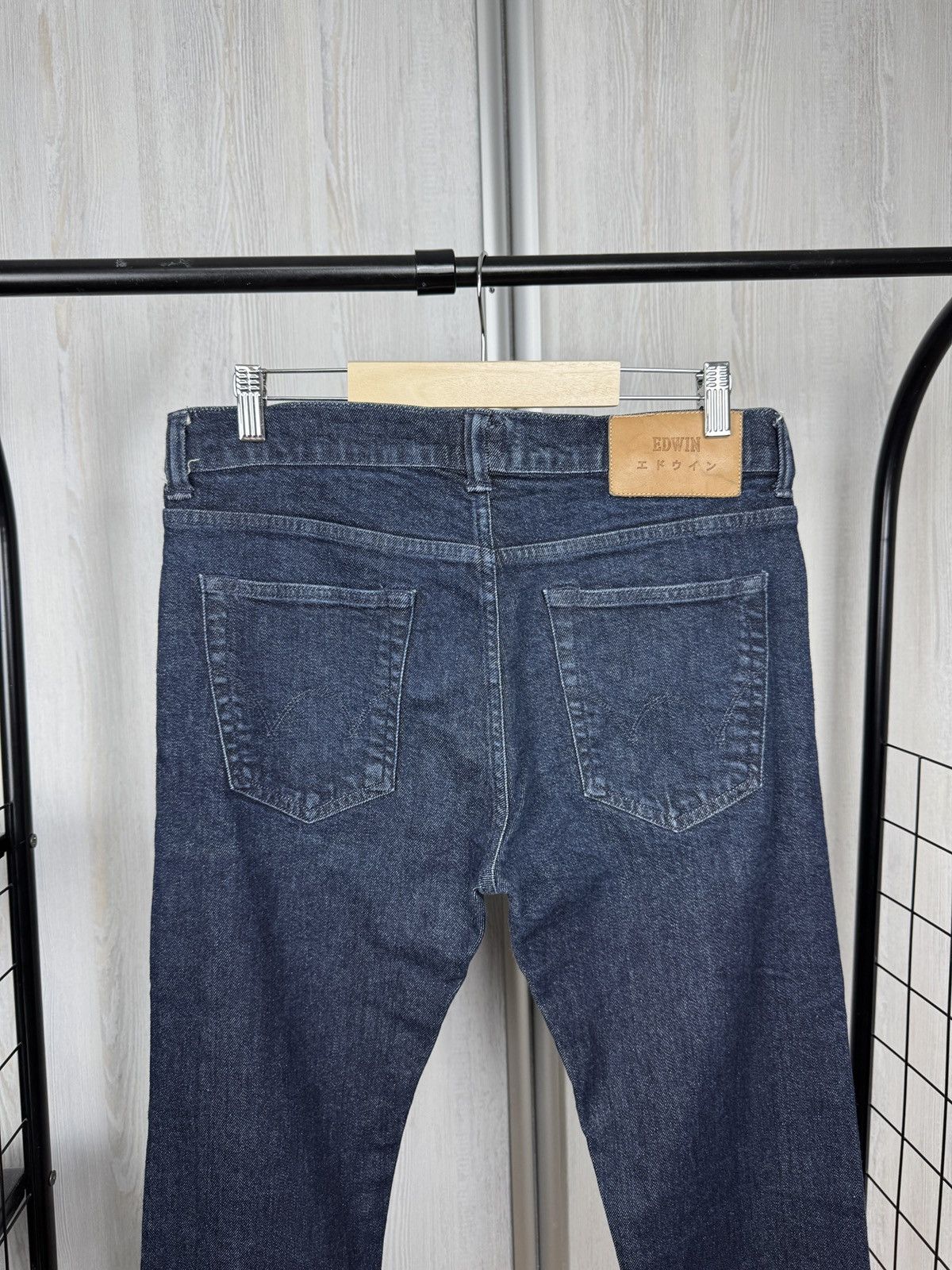 Edwin Edwin ED-80 Slim Tapered Navy blue selvedge denim jeans Size US 32 / EU 48 - 10 Thumbnail
