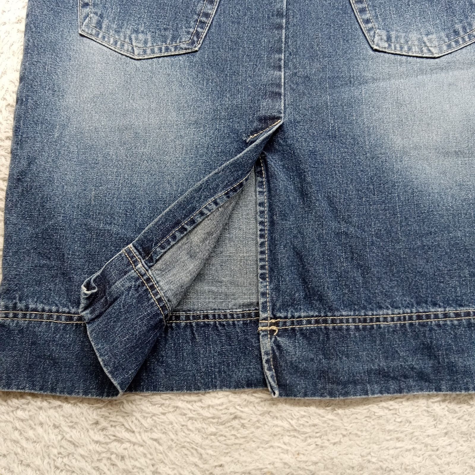 & Other Stories Verso Women's Denim Skirt 8 Blue Jean 30 X 24 Straight Size 30" / US 8 / IT 44 - 4 Thumbnail