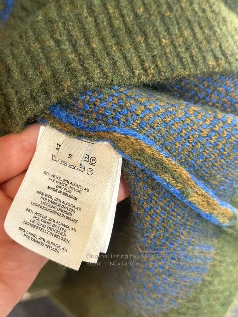 Dries Van Noten Dries Van Noten Autumn/Winter Flocked Pattern Sweater Size S / US 4 / IT 40 - 7 Thumbnail