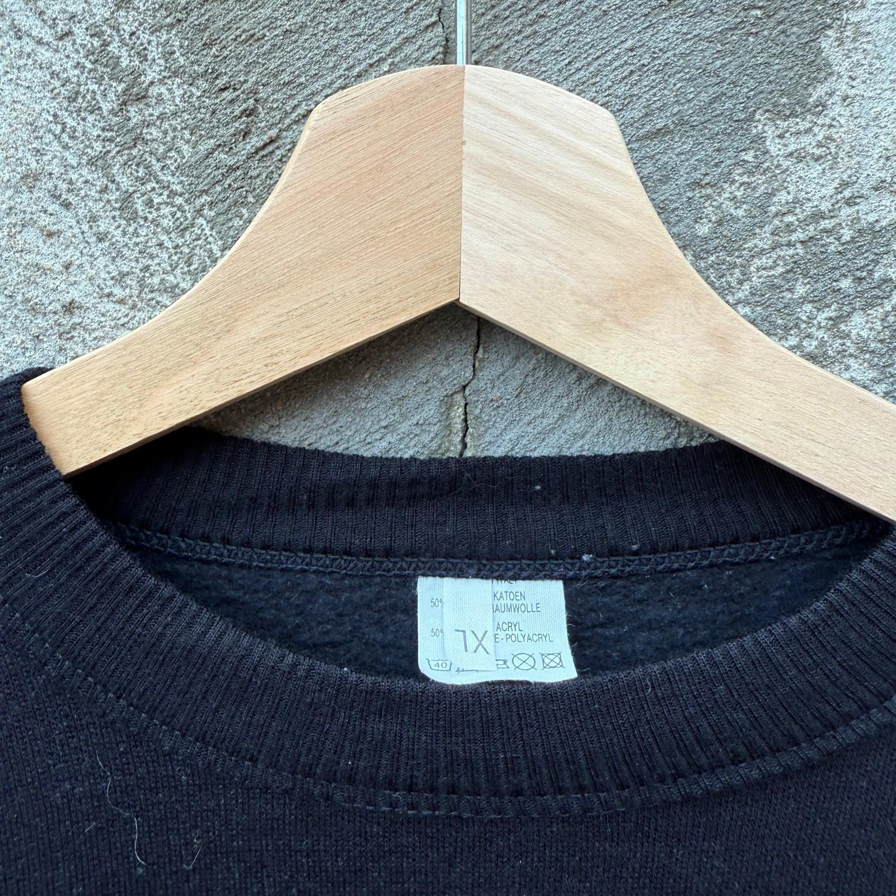 Vintage 90's Keith Haring Artwork Black Sweatshirt Crewneck Size US L / EU 52-54 / 3 - 6 Thumbnail