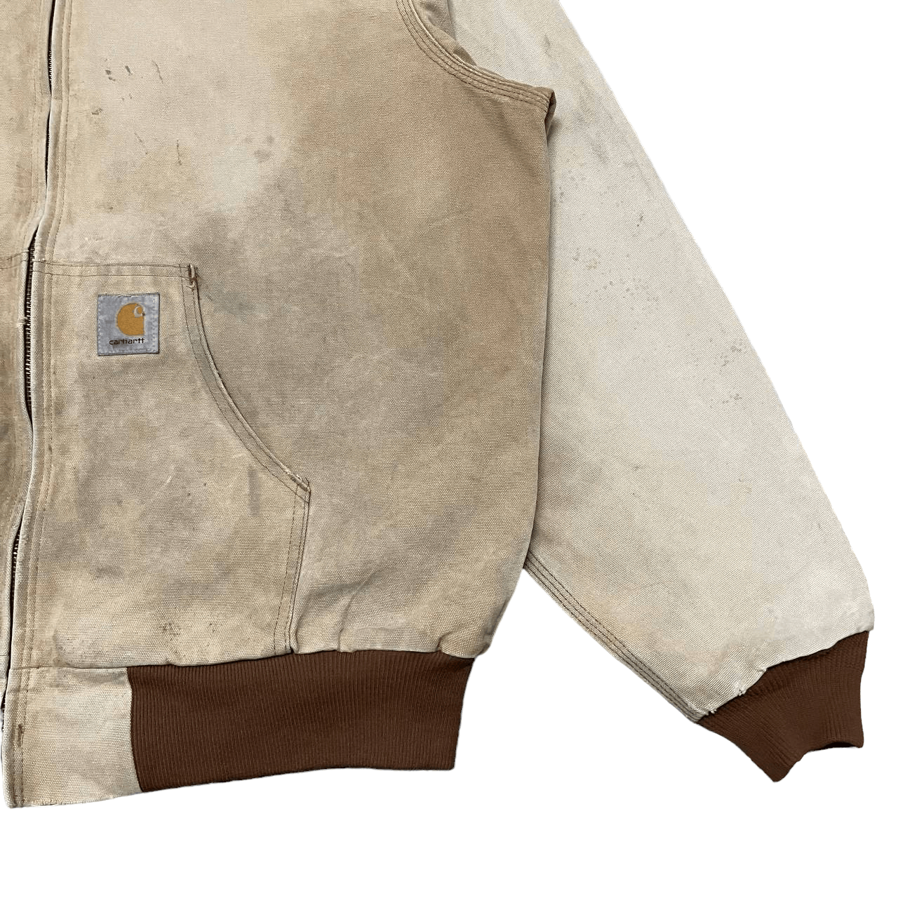 Carhartt Vintage Carhartt Active Jacket Canvas Distressed Size US XL / EU 56 / 4 - 4 Thumbnail