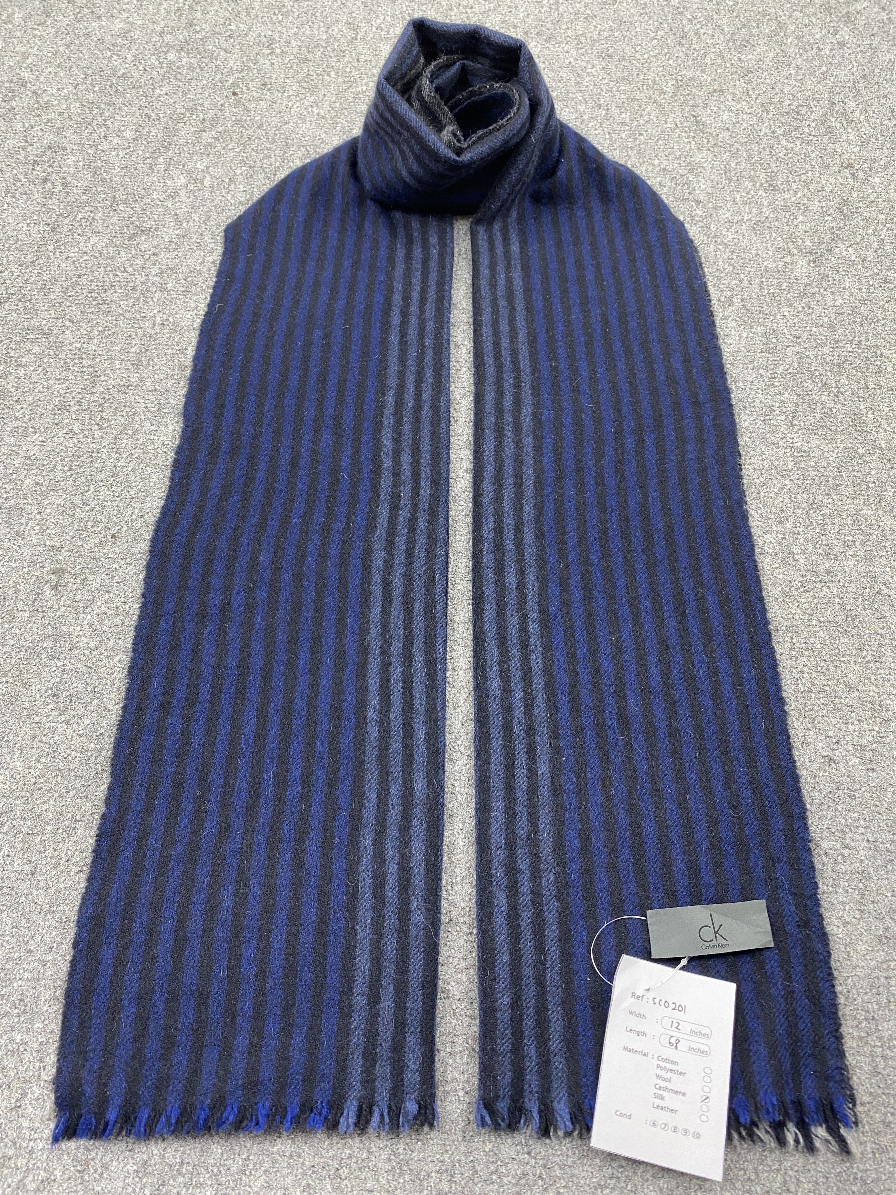 Calvin Klein Calvin Klein Scarf Wool Muffler Scarves Neckwear - SC0201 Size ONE SIZE - 1 Thumbnail