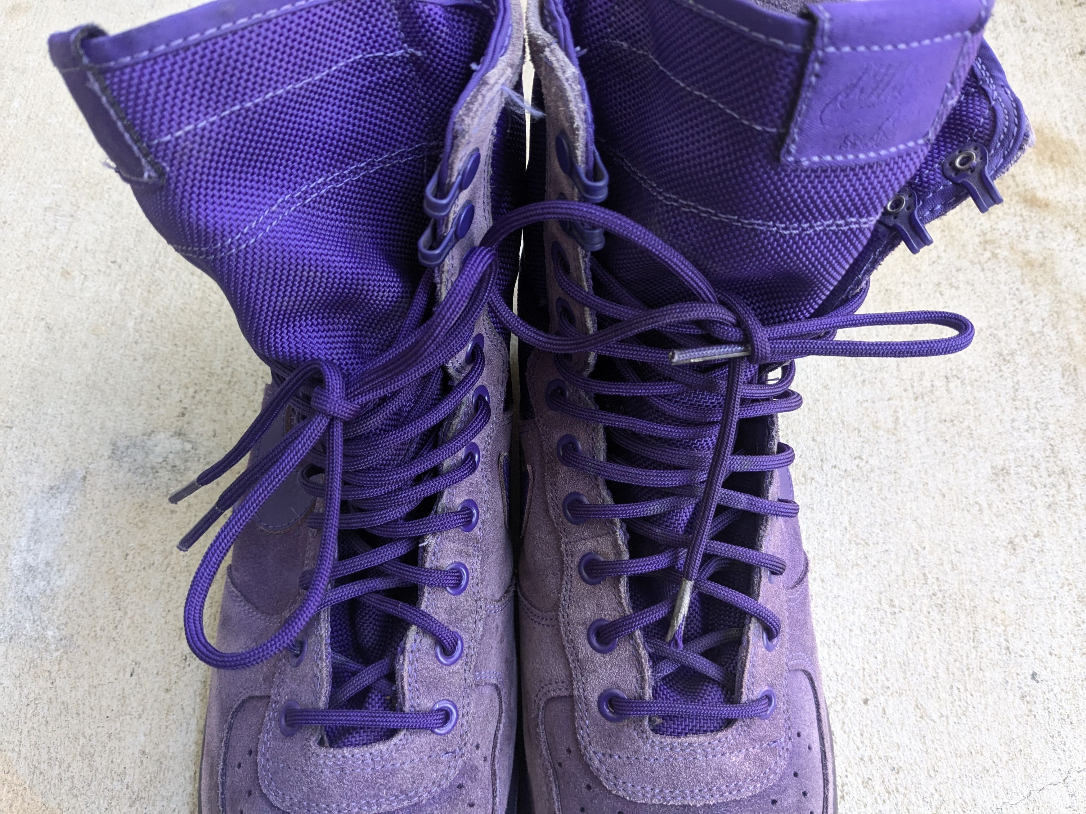 Nike Nike Air SF Air Force 1 High Court Purple 864024-500 Suede Size US 11 / EU 44 - 7 Thumbnail