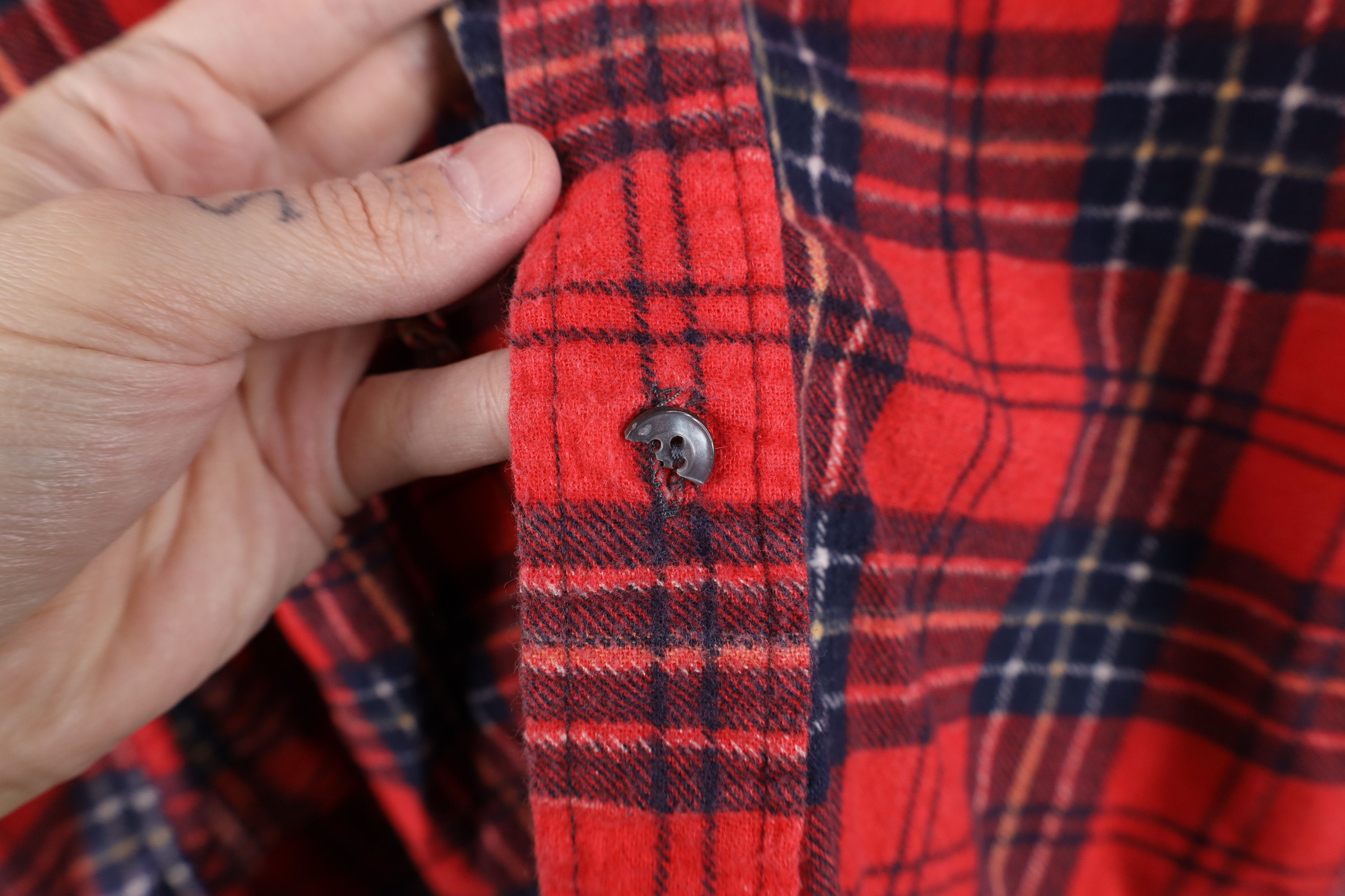 Vintage Vintage 80s 90s Streetwear Collared Button Shirt Plaid Size US XL / EU 56 / 4 - 6 Thumbnail
