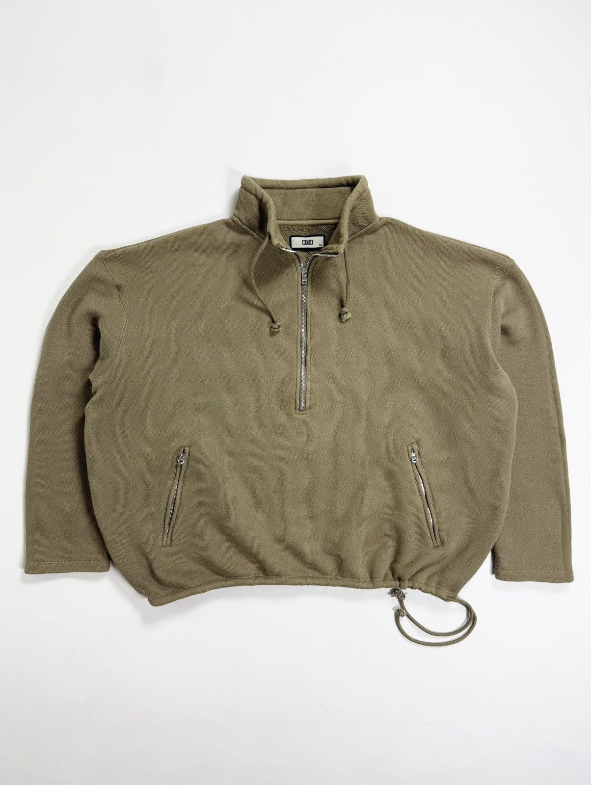 Kith Kith Boxy Fit Oversized Half Zip Sweatshirt Size US XXL / EU 58 / 5 - 1 Thumbnail