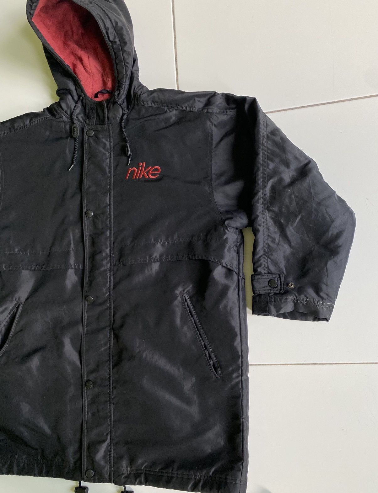 Nike Vintage Nike swoosh Fleece Hoodie Black Jacket Size US L / EU 52-54 / 3 - 5 Thumbnail