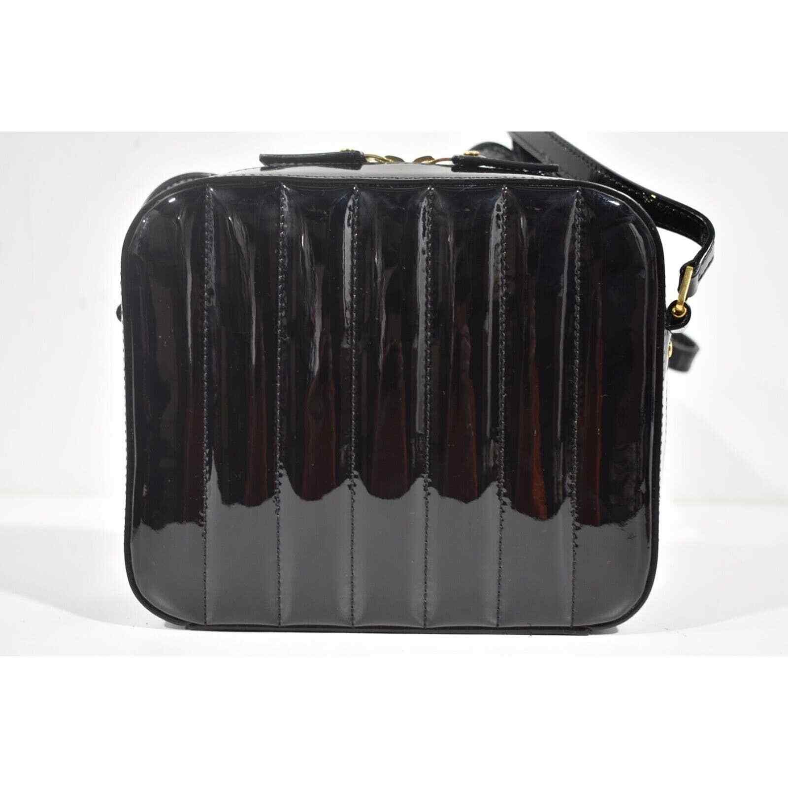 Yves Saint Laurent Saint Laurent Patent Leather Gold Crossbody Camera Bag Size ONE SIZE - 8 Thumbnail
