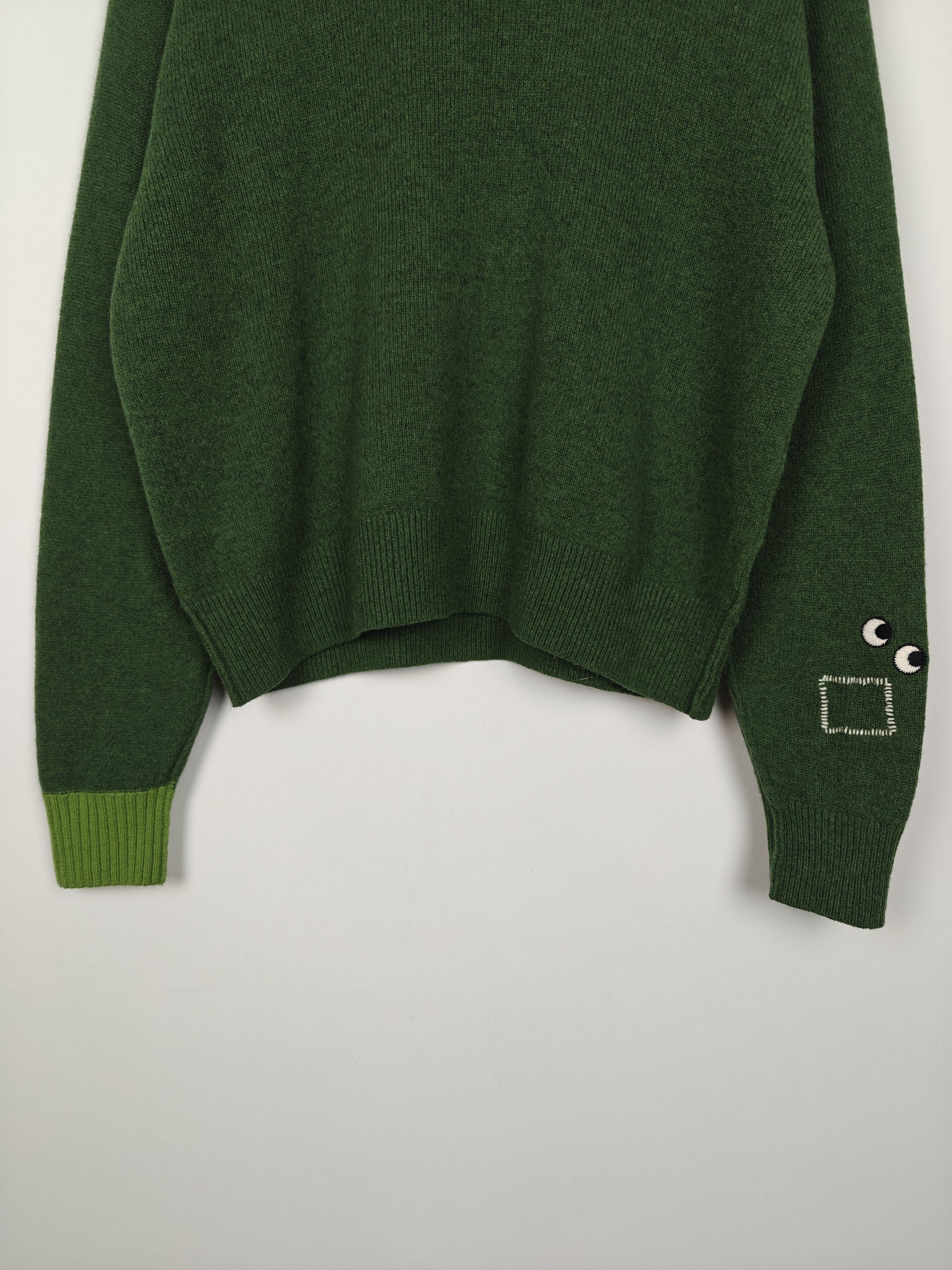 Uniqlo Uniqlo x Anya Hindmarch Wool Sweater Green Pullover XL Size XL / US 12-14 / IT 48-50 - 3 Thumbnail