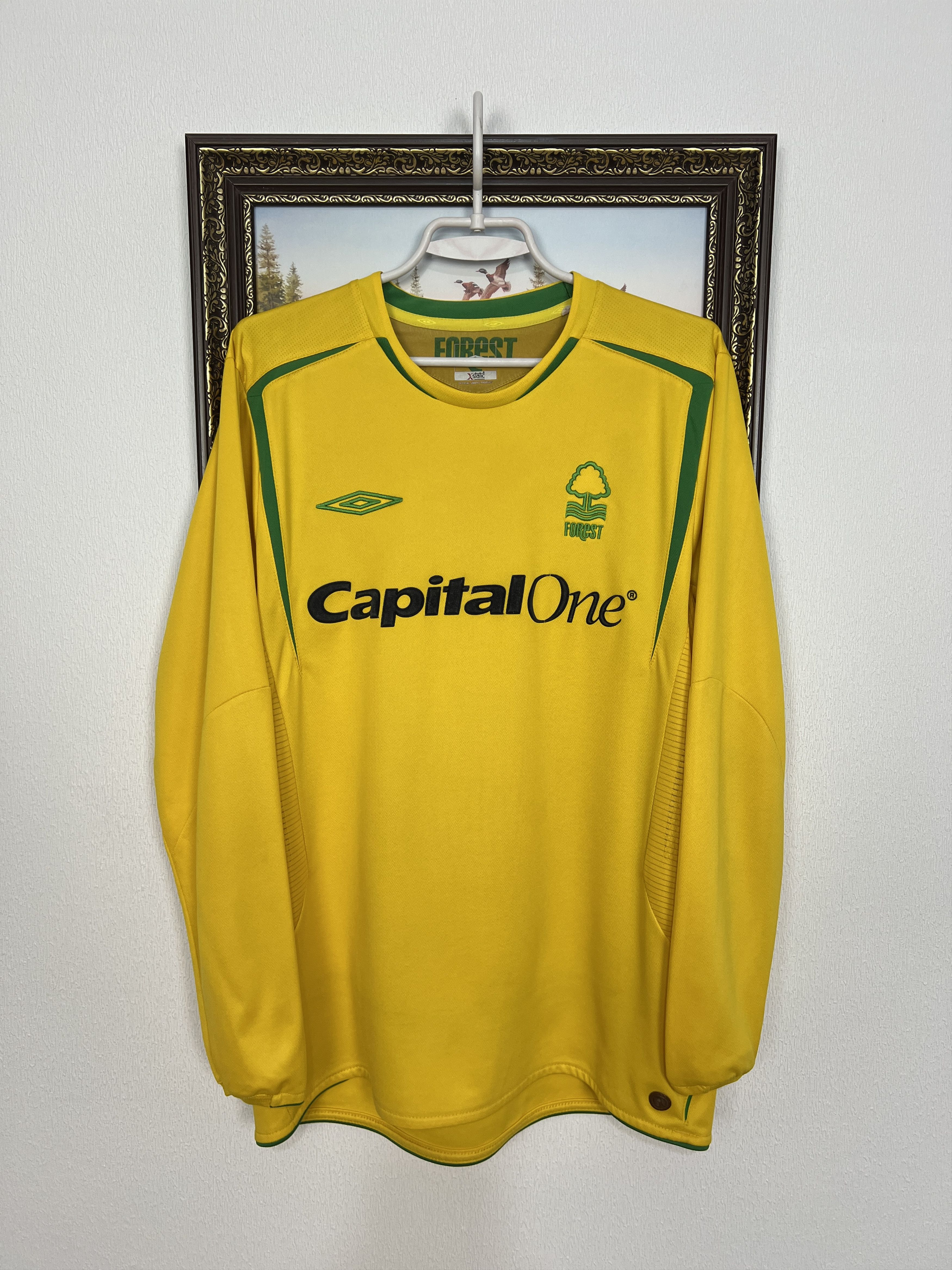 Umbro Nottingham Forest football shirt Soccer Long Sleeve Jersey Size US L / EU 52-54 / 3 - 1 Thumbnail